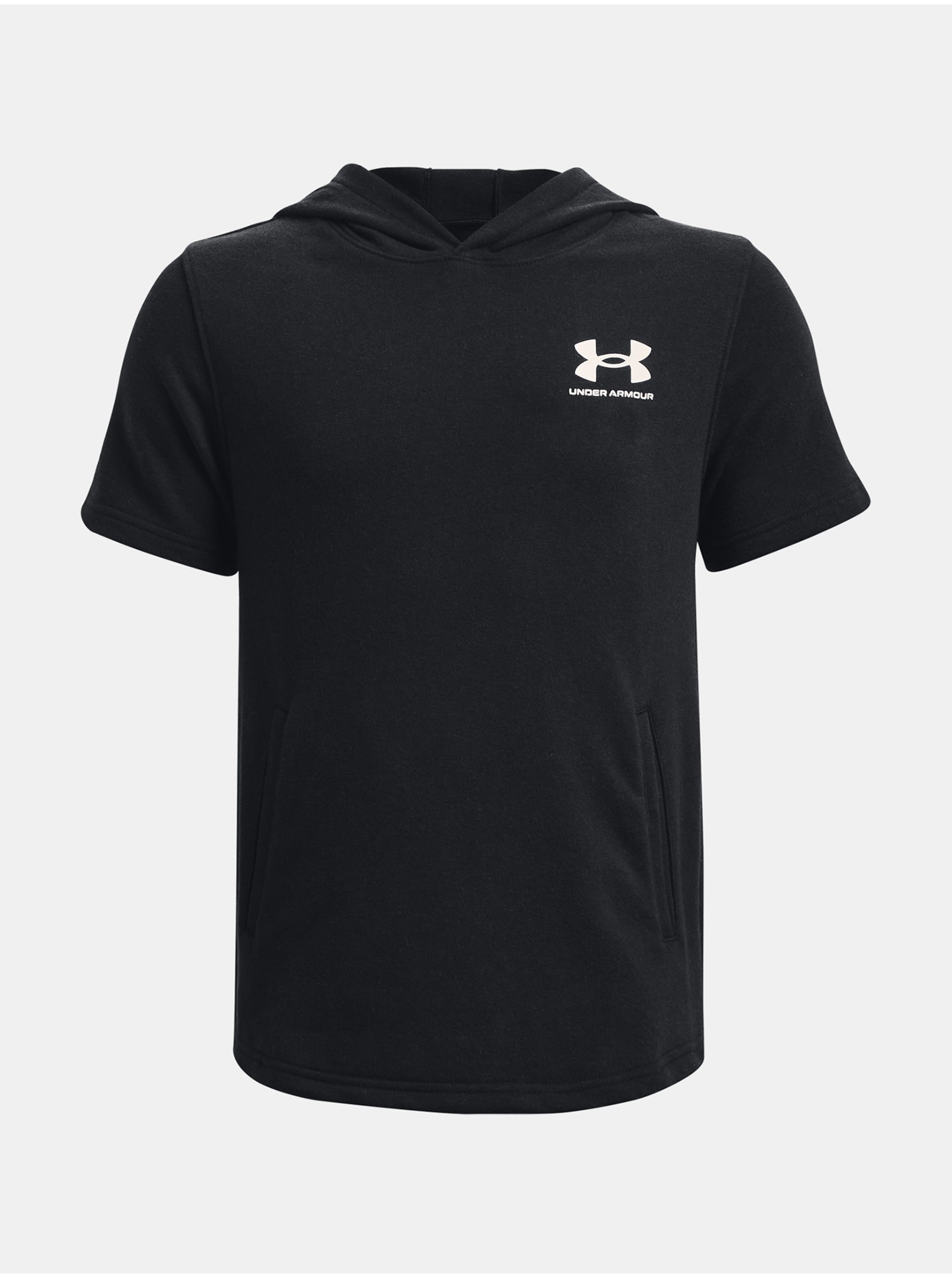 Levně Mikina Under Armour UA Rival Terry SS Hoodie-BLK