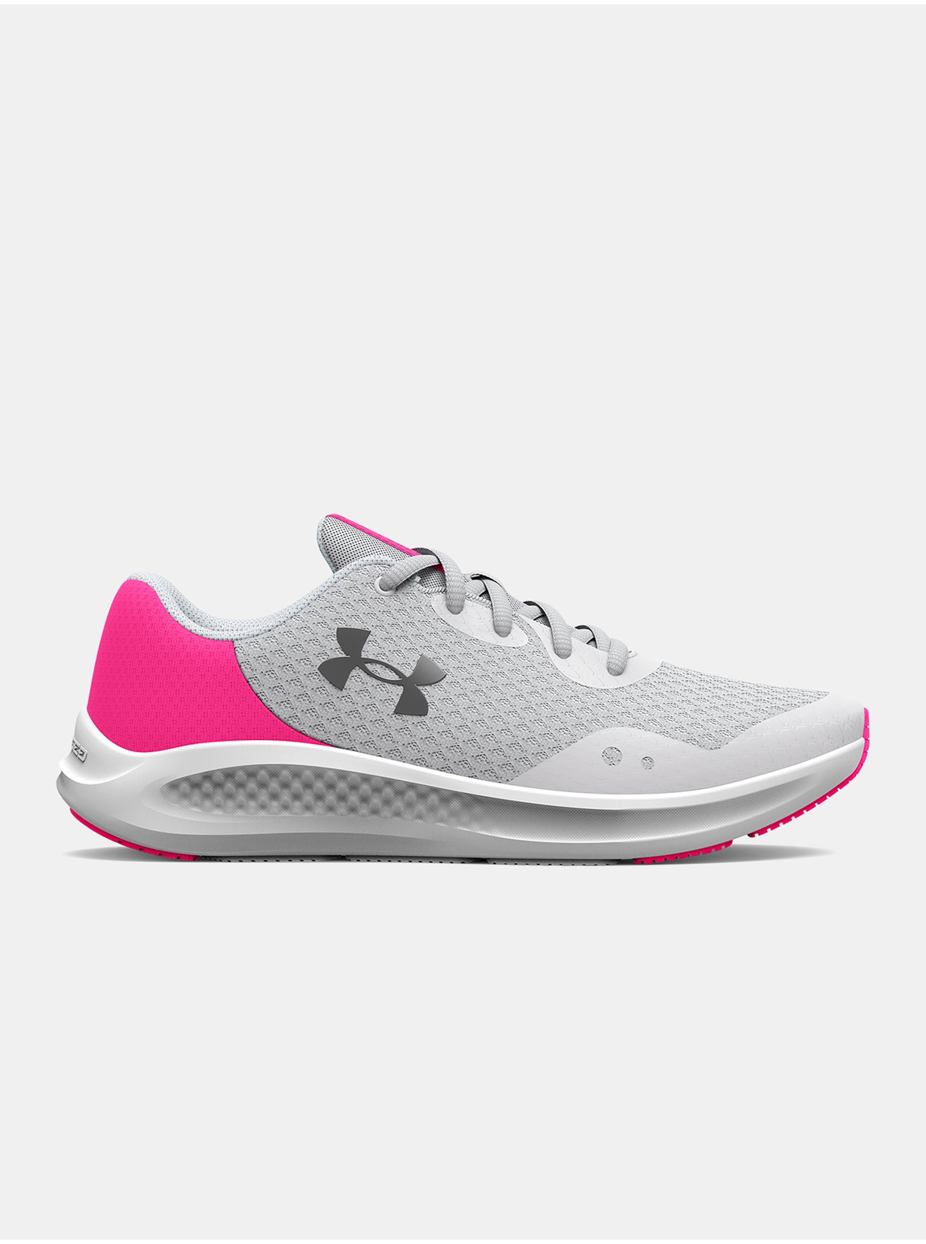 Levně Boty Under Armour UA GGS Charged Pursuit 3-GRY