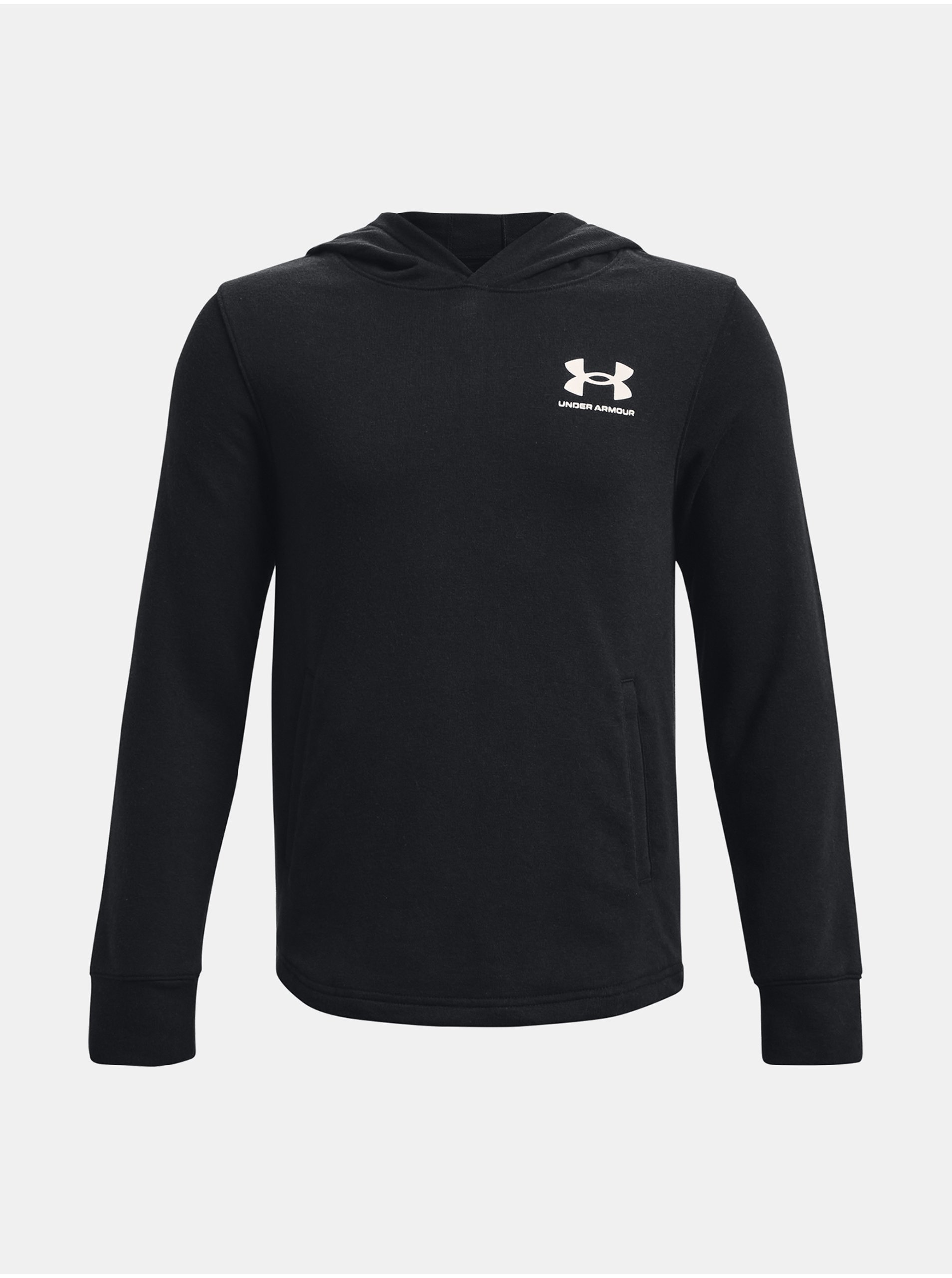 Lacno Mikina Under Armour UA Rival Terry Hoodie-BLK