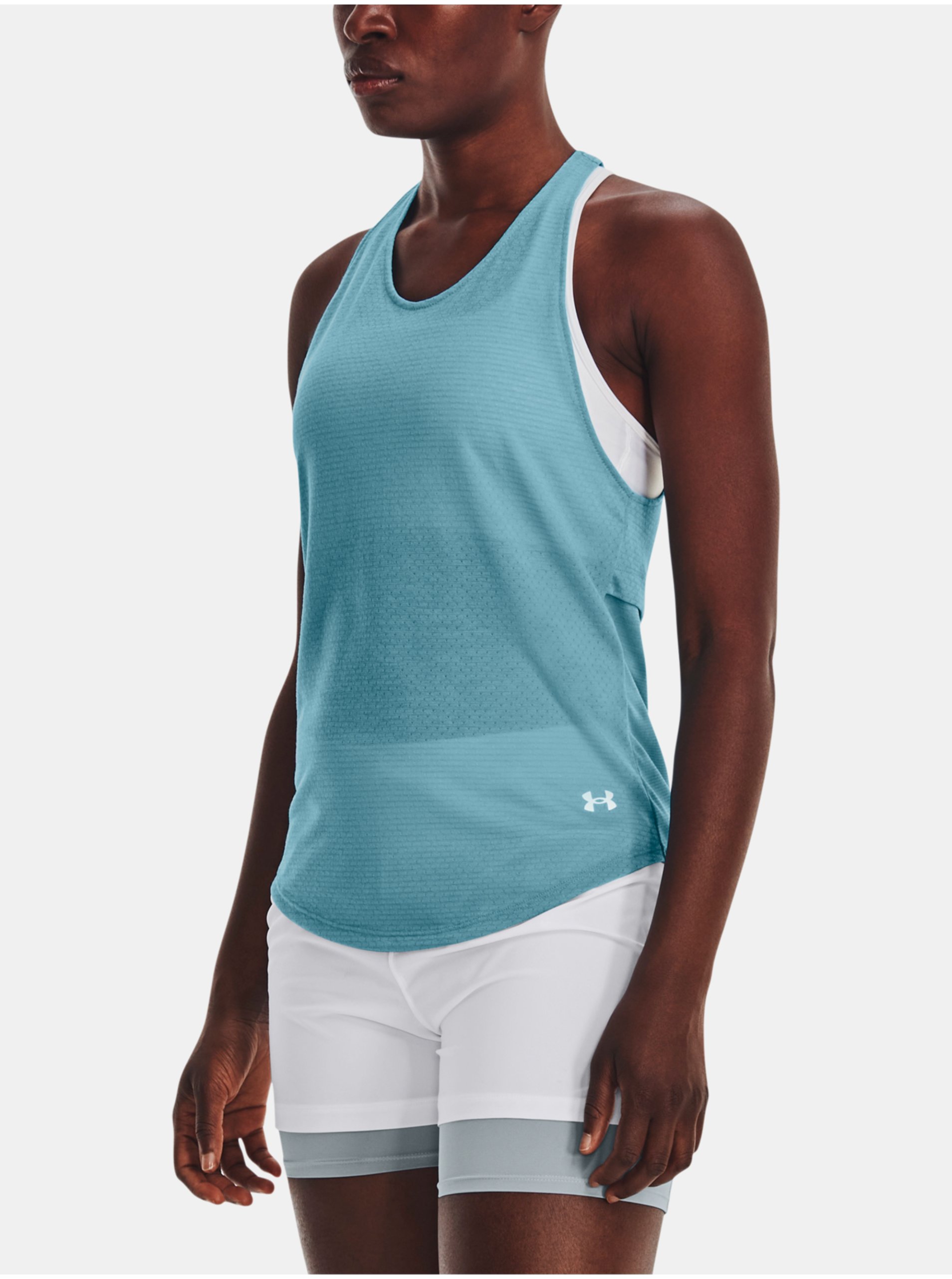 Levně Tílko Under Armour UA Streaker Tank-BLU