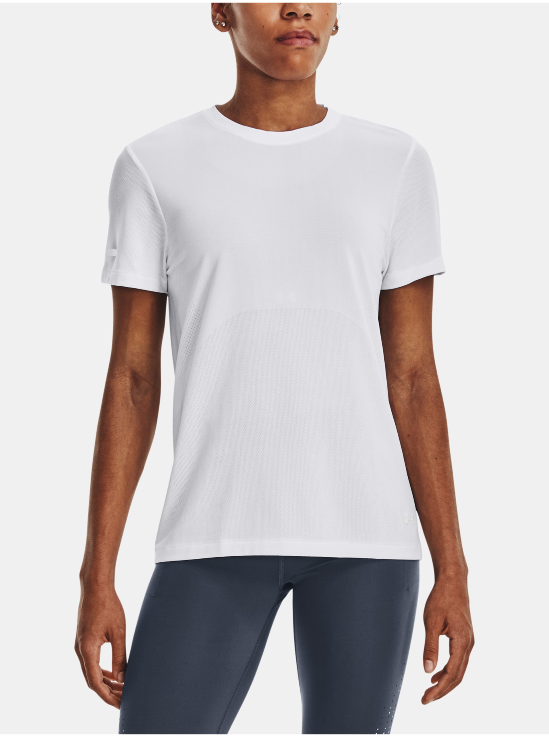 E-shop Bílé sportovní tričko Under Armour UA Seamless Stride SS