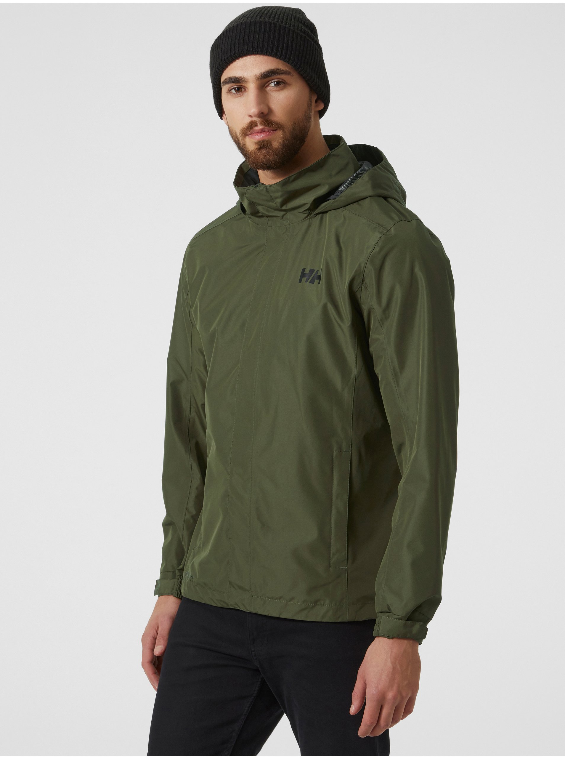 Levně Tmavě zelená pánská bunda HELLY HANSEN Dubliner Jacket