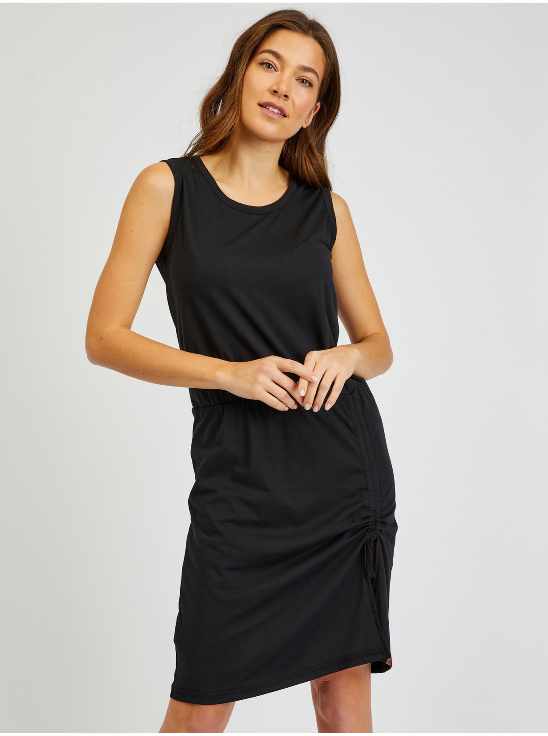 E-shop Černé dámské basic šaty SAM73 Indus