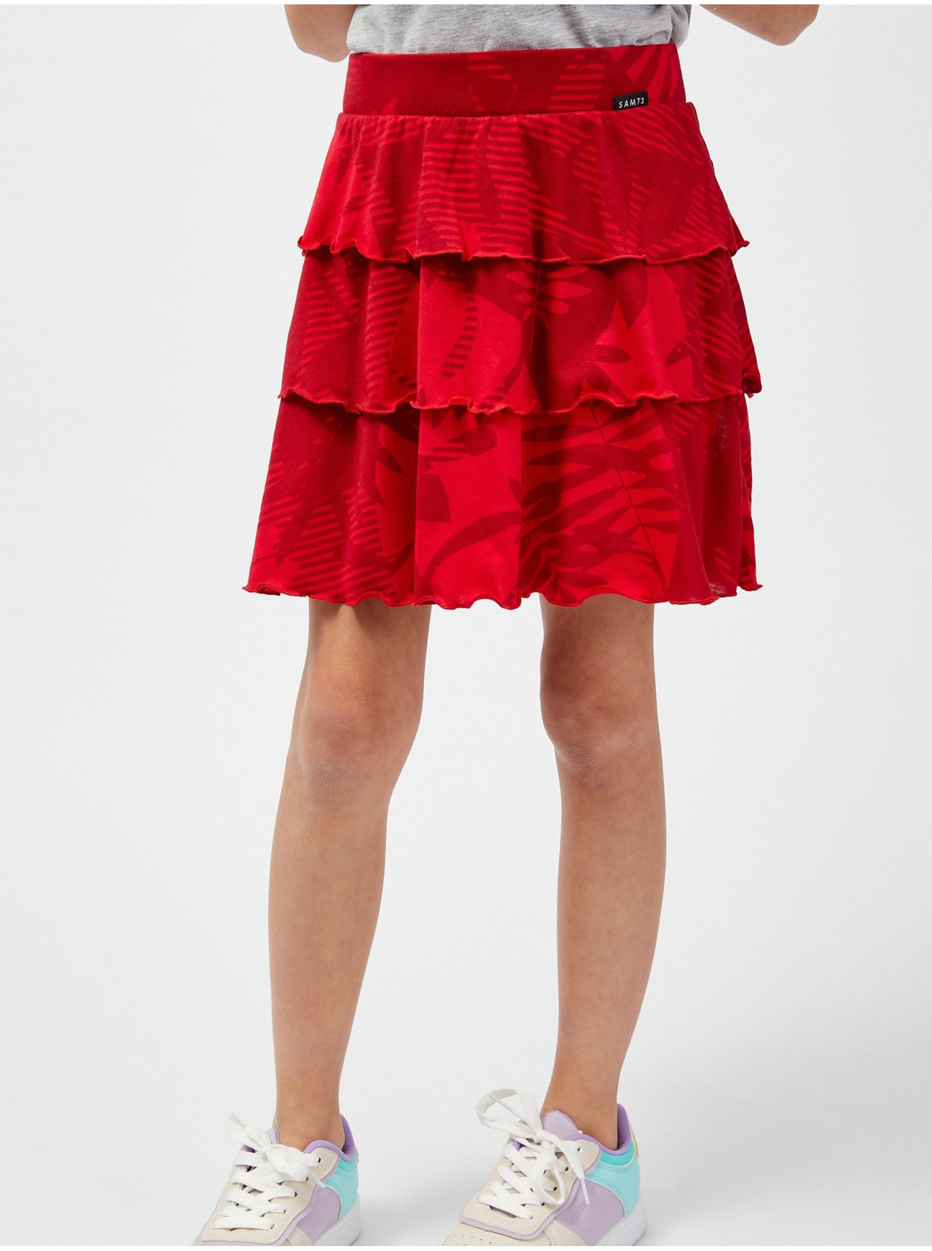 E-shop Červená holčičí sukně SAM73 Aquila