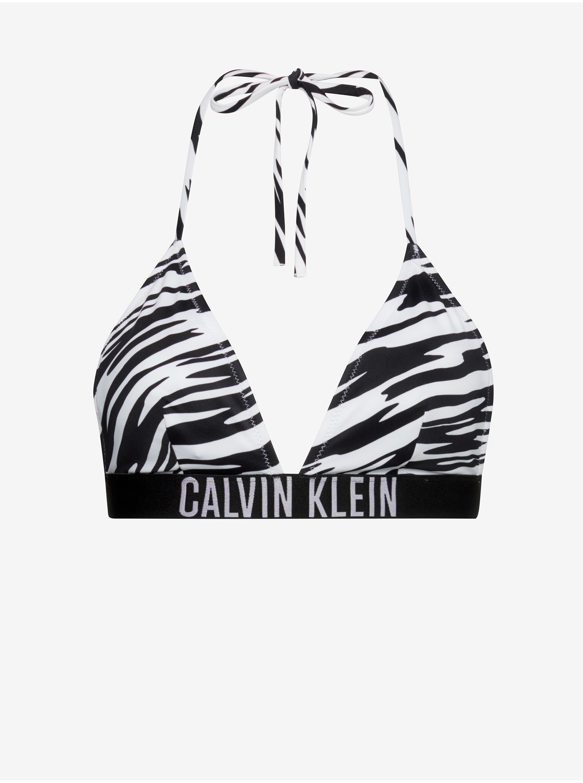 Levně Černý dámský horní díl plavek Calvin Klein Underwear