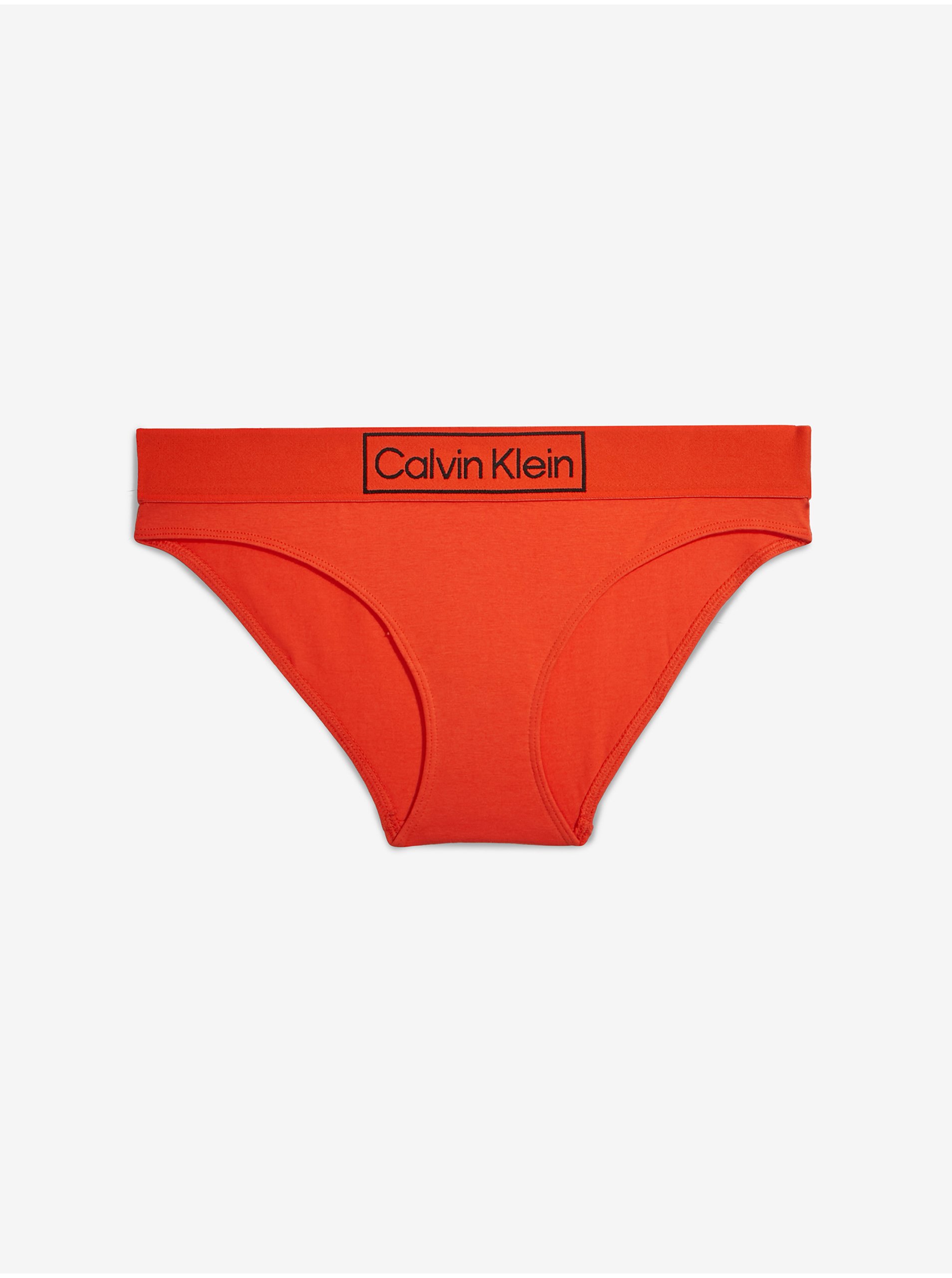 Levně Oranžové dámské kalhotky Calvin Klein Underwear