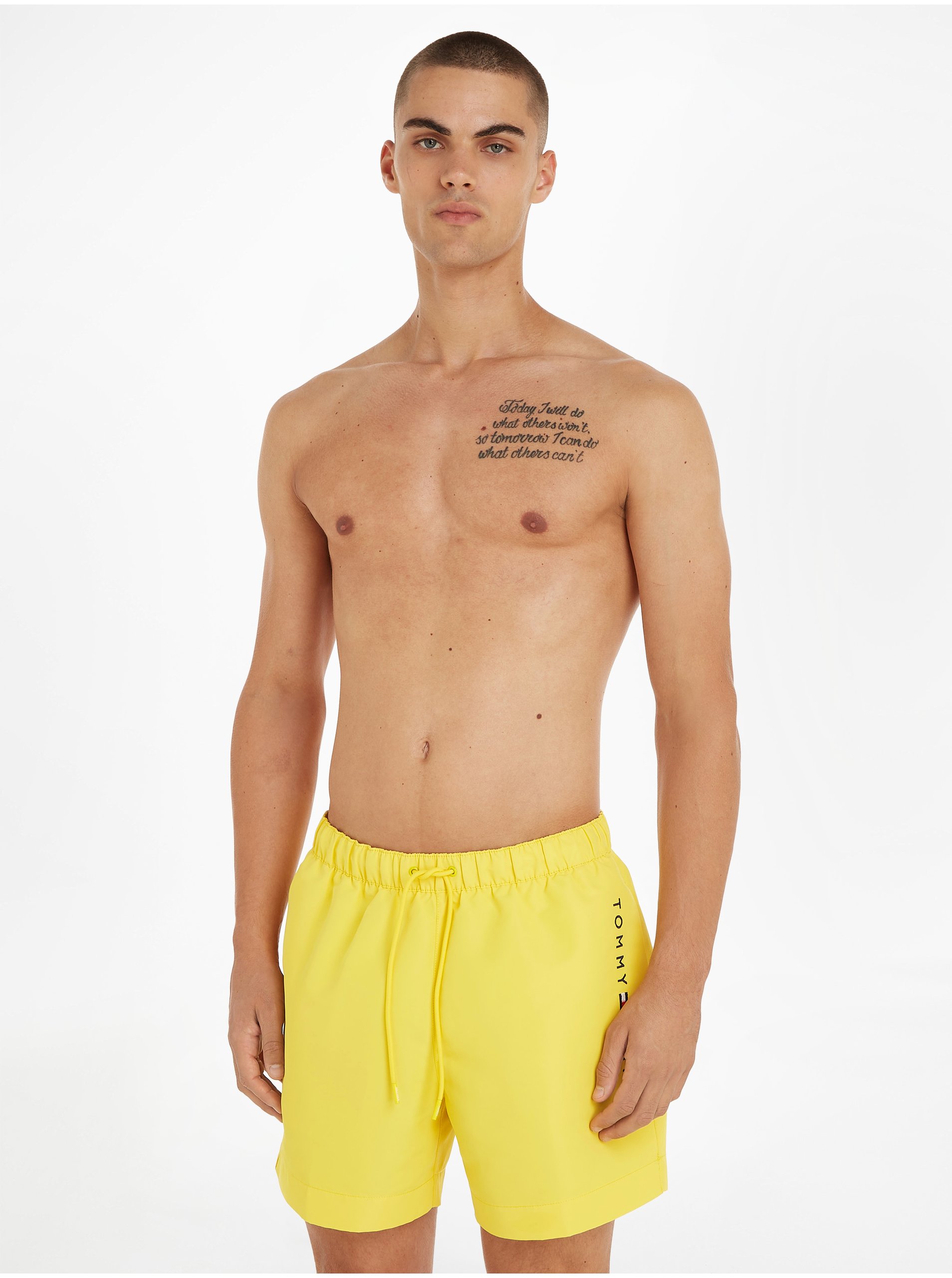 E-shop Plavky pre mužov Tommy Hilfiger - žltá