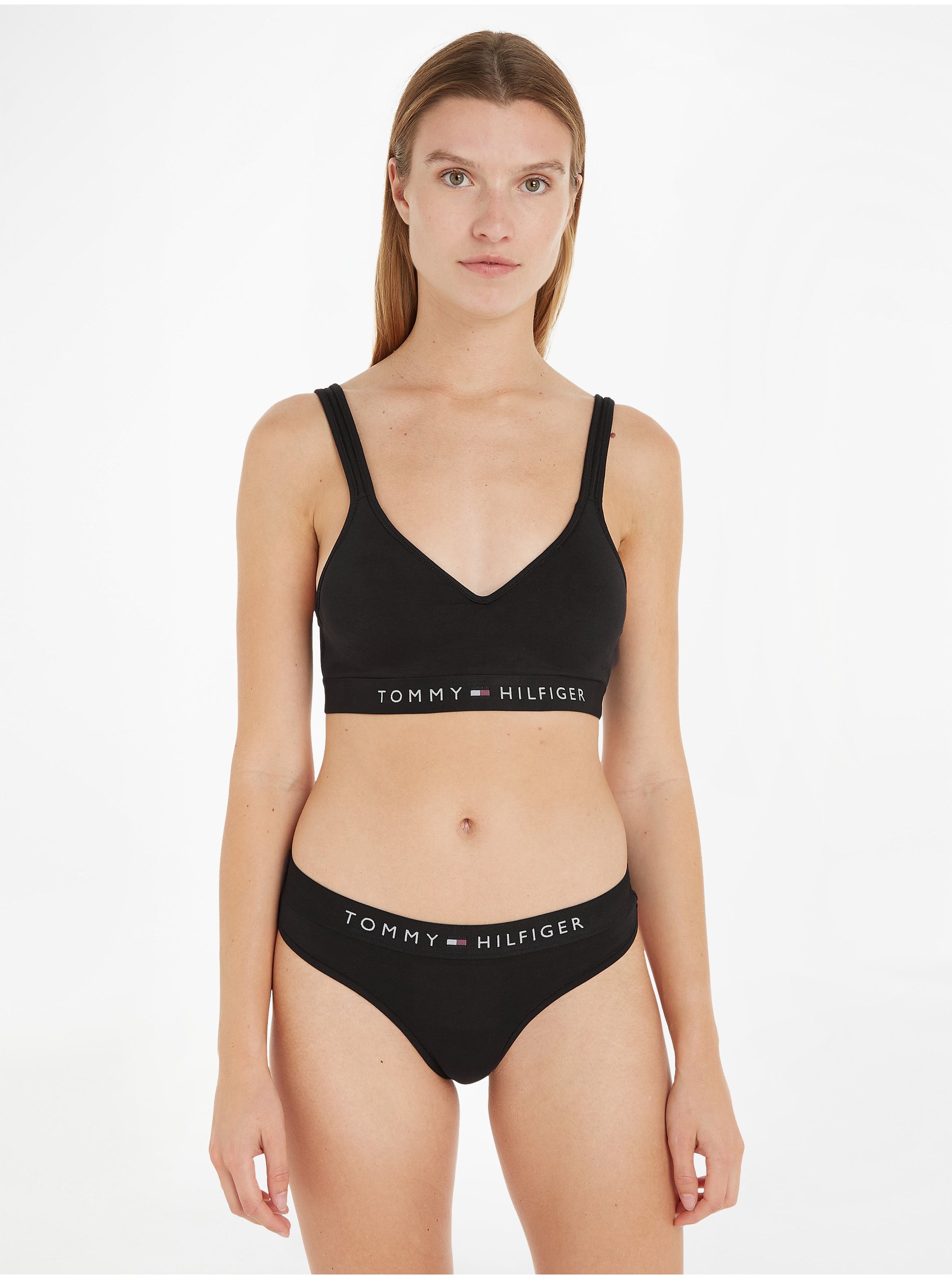 E-shop Černá dámská podprsenka Tommy Hilfiger Underwear