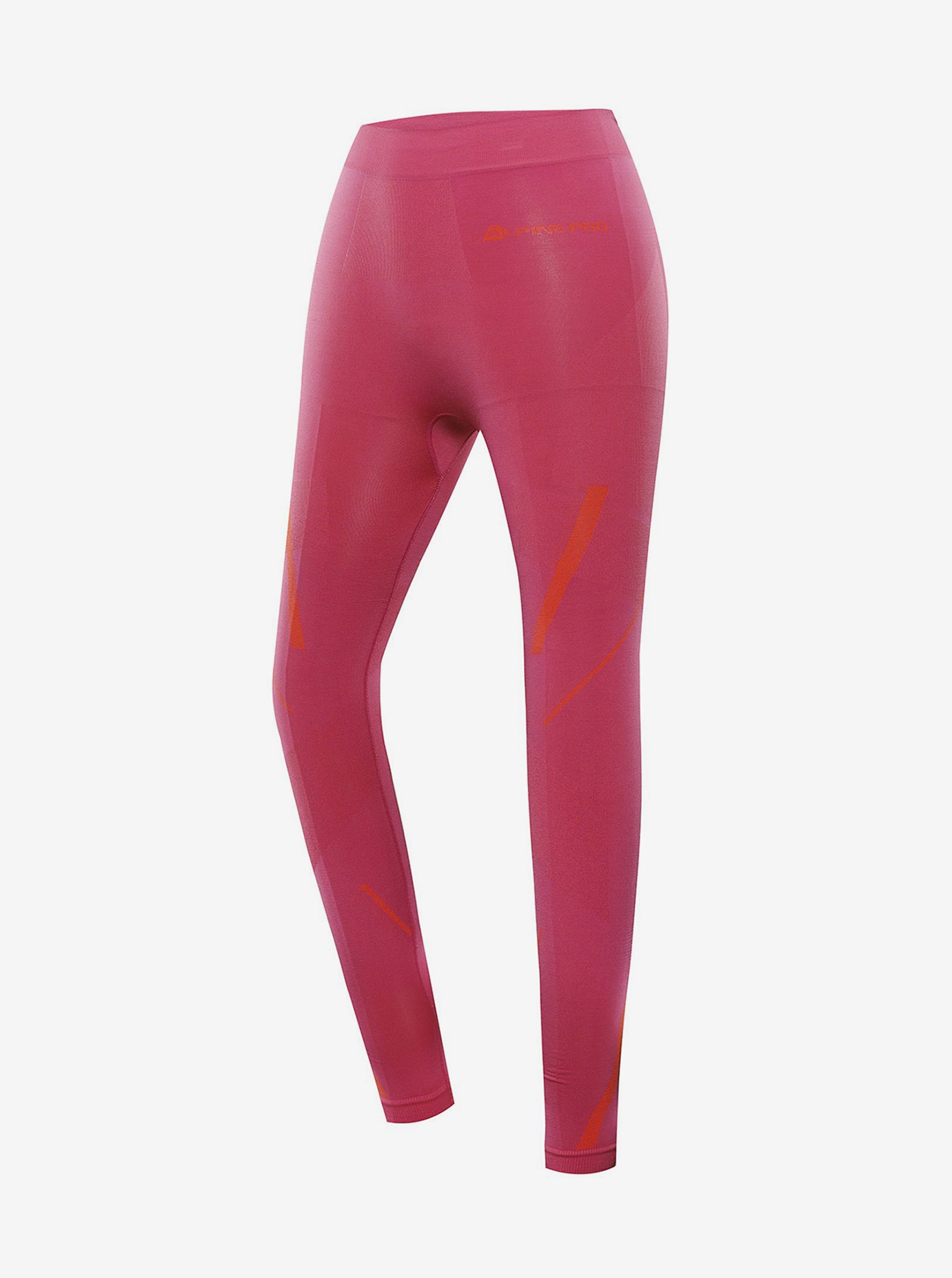 Levně Růžové dámské funkční spodní kalhoty ALPINE PRO ELIBA