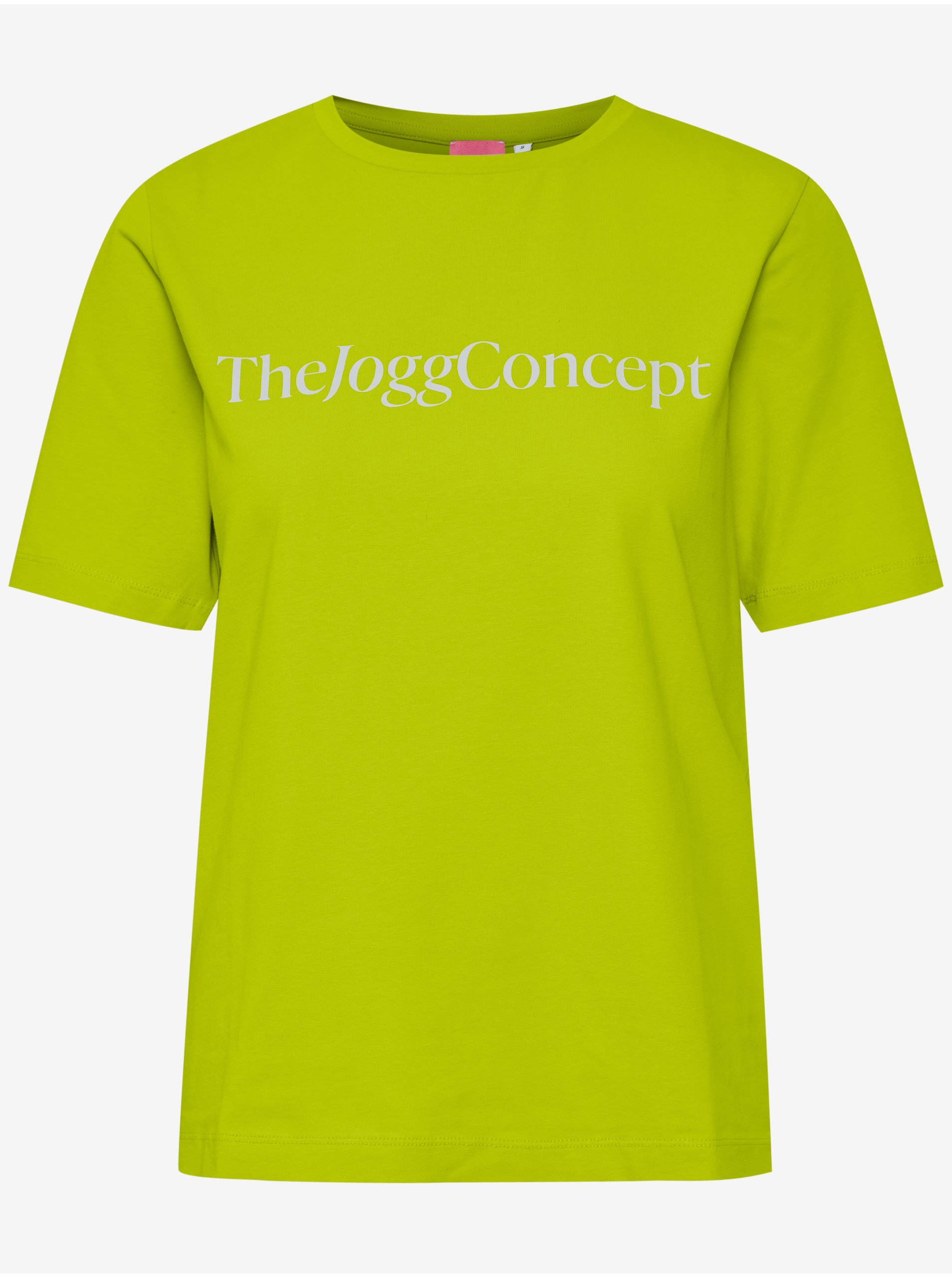 Levně Světle zelené dámské tričko The Jogg Concept