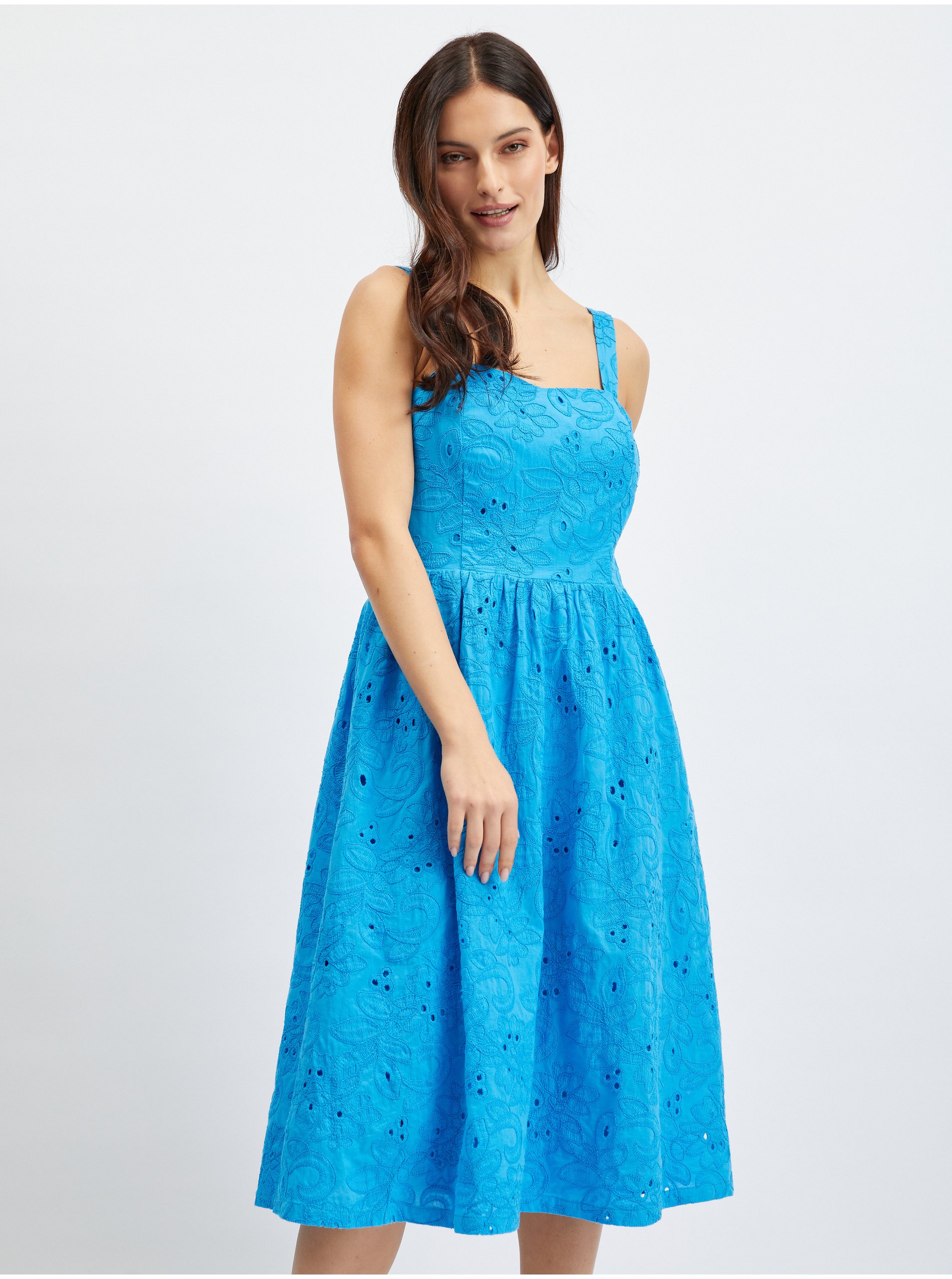 Lacno Letné a plážové šaty pre ženy ORSAY - modrá