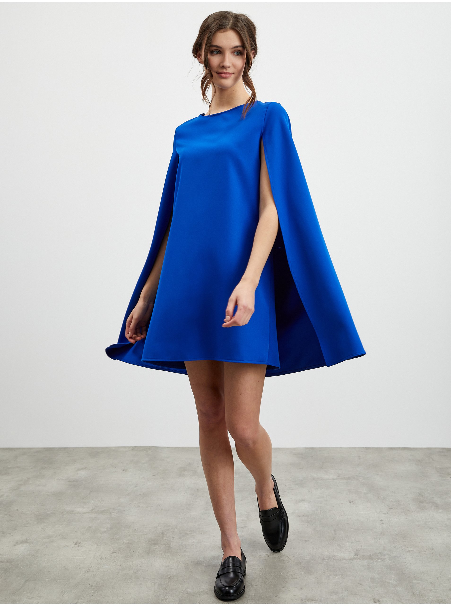 Lacno Spoločenské šaty pre ženy Simpo - modrá