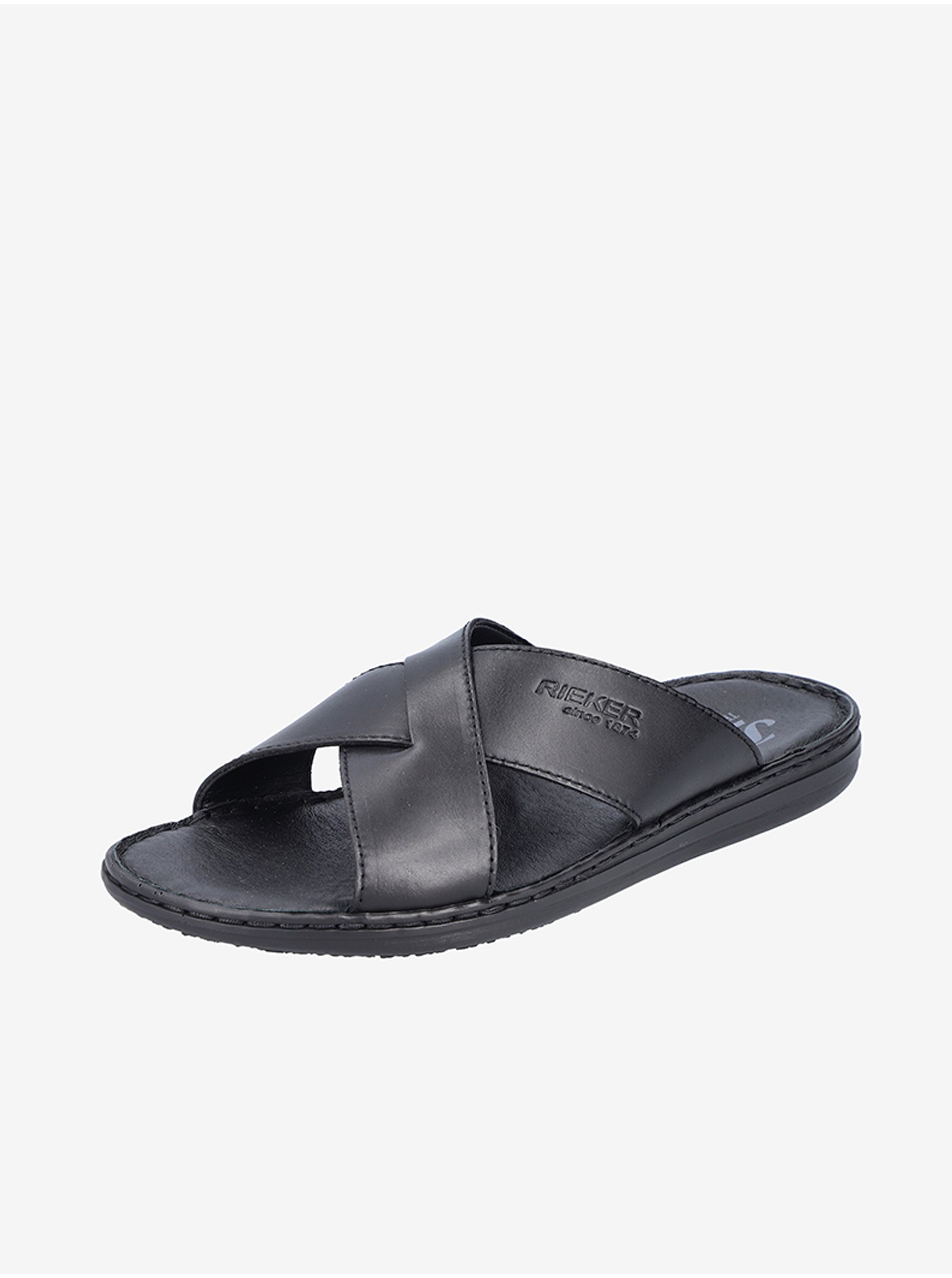 E-shop Sandále, papuče pre mužov Rieker - čierna