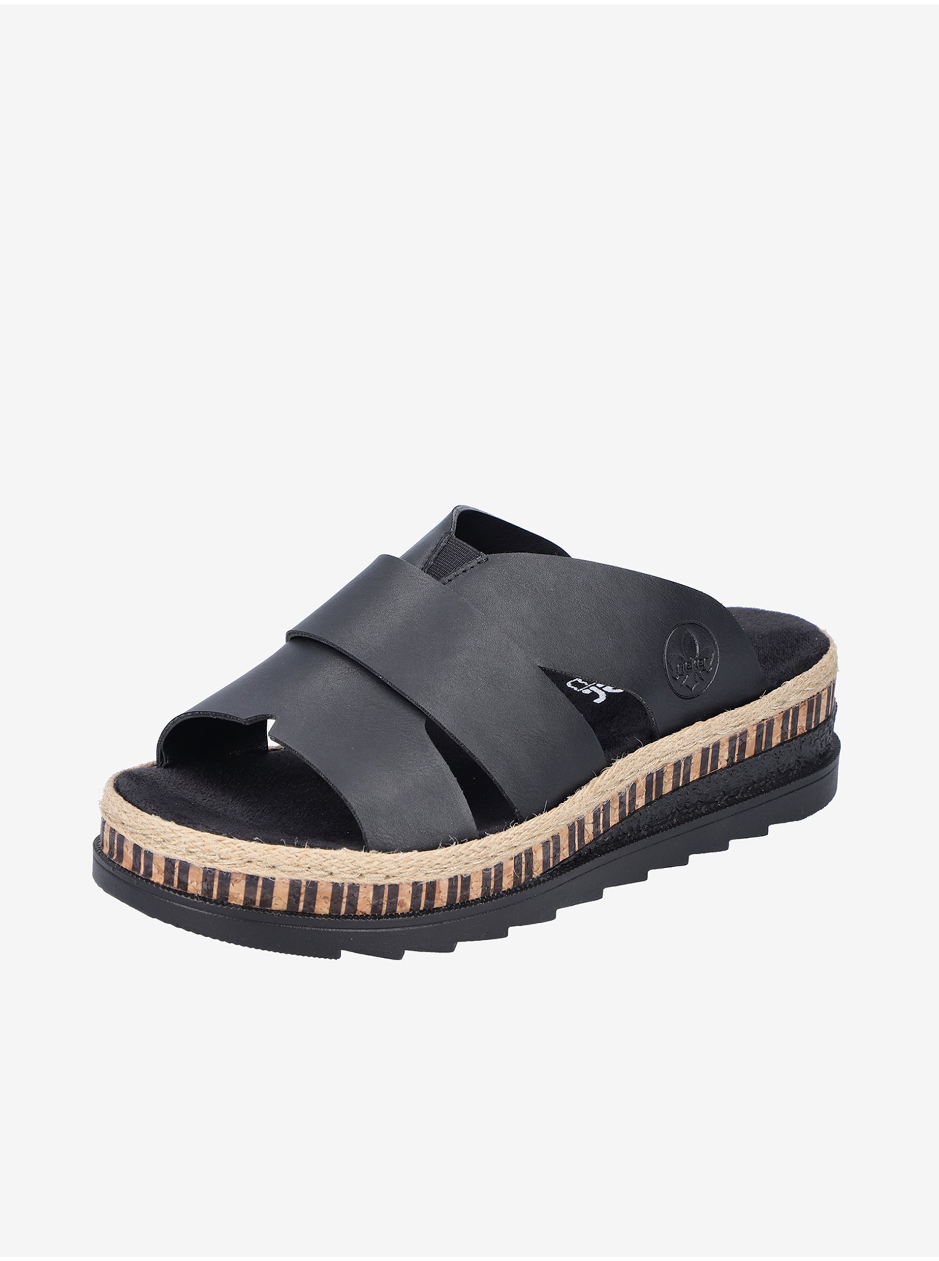 E-shop Sandále pre ženy Rieker - čierna