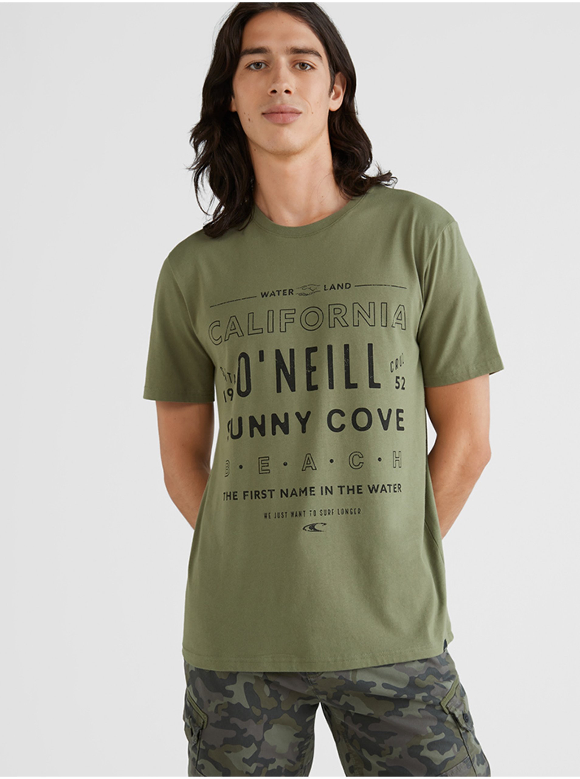 Lacno Zelené pánske tričko O'Neill Muir