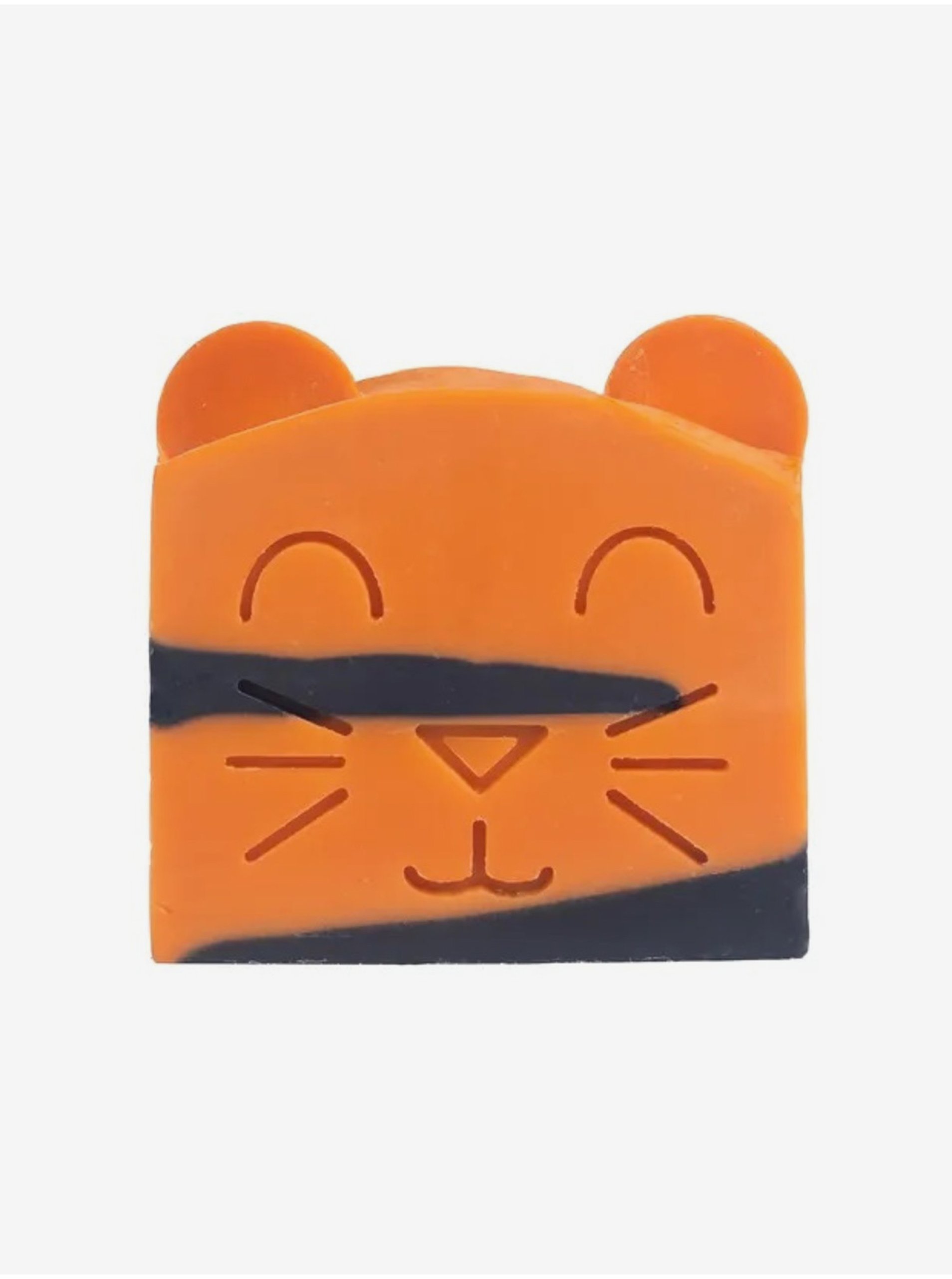 Levně Černo-oranžové přírodní tuhé mýdlo pro děti Almara Soap My Happy Tiger (100 g)