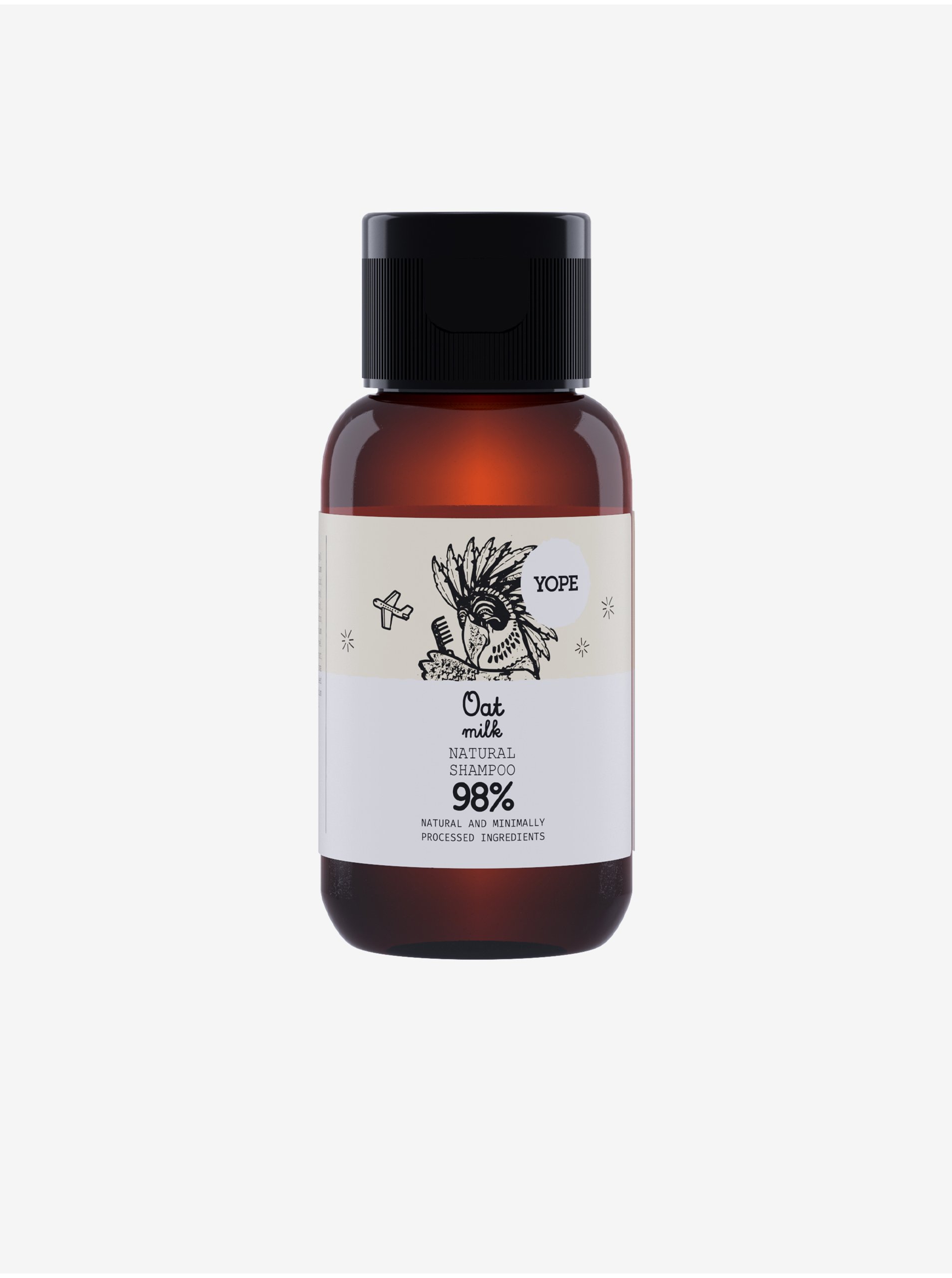 Levně Šampon pro normální vlasy Yope Ovesné mléko Mini (40 ml)