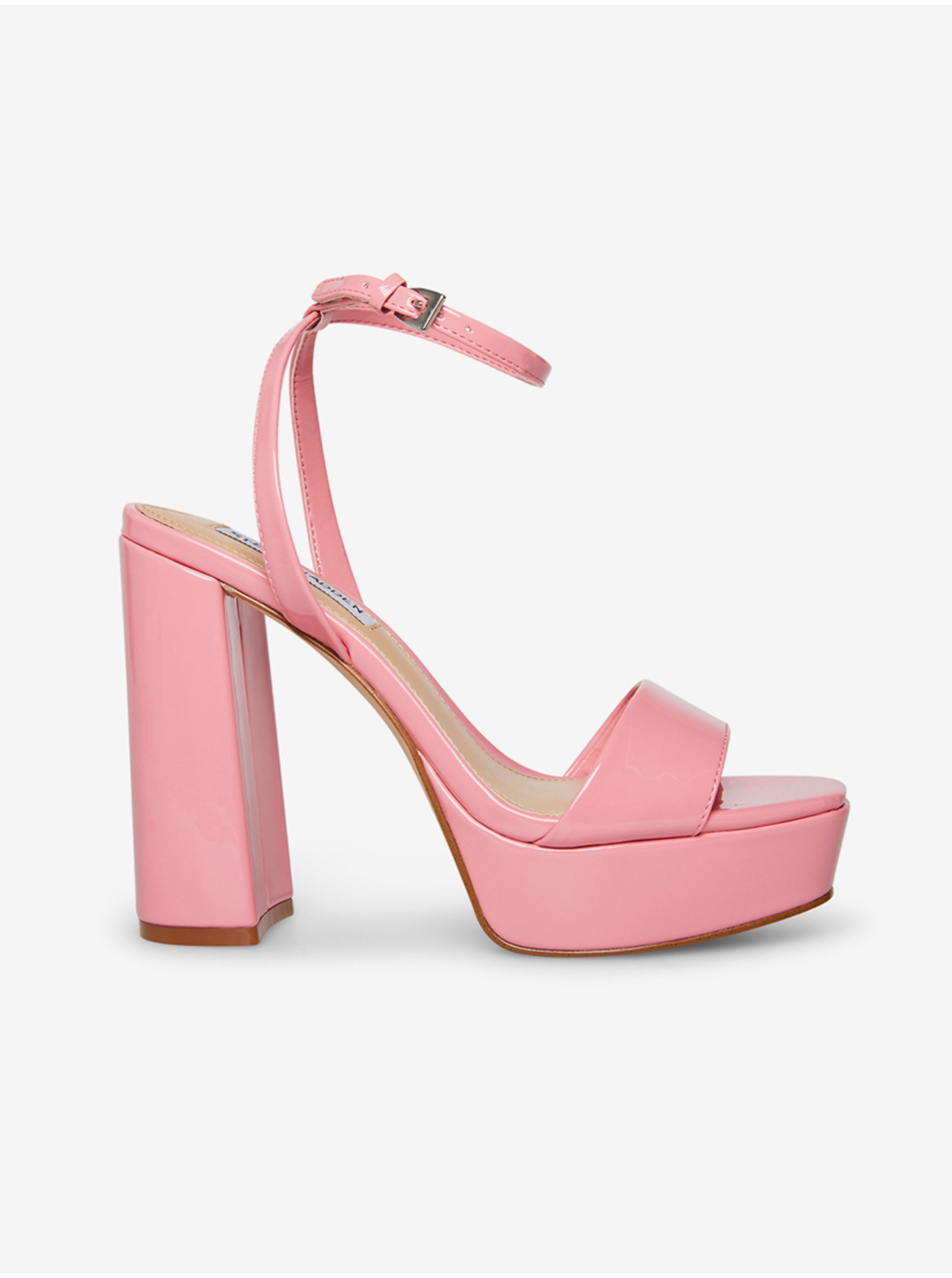 Levně Světle růžové dámské sandály Steve Madden