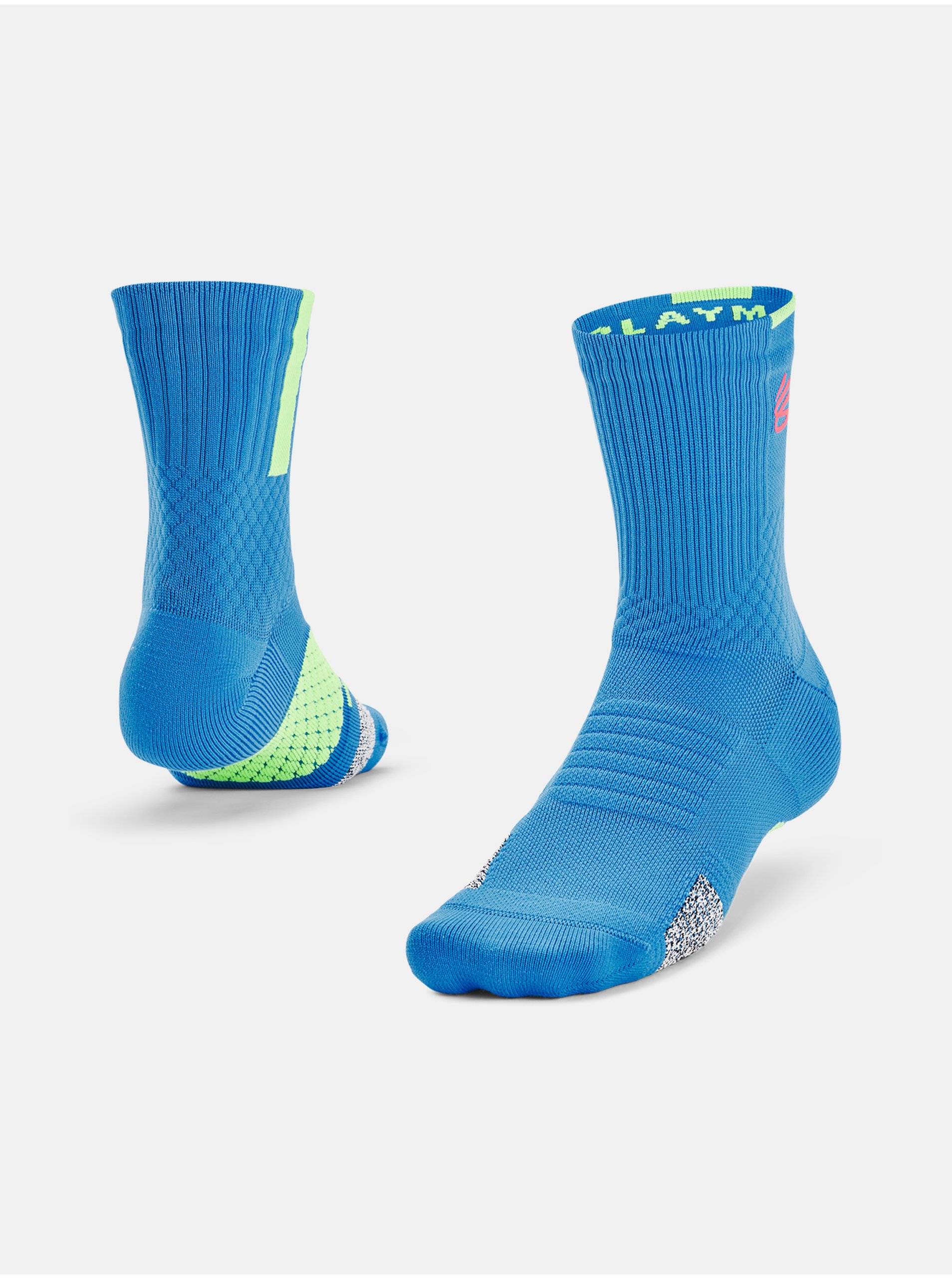 Lacno Ponožky Under Armour Curry UA AD Playmaker 1p Mid - modrá