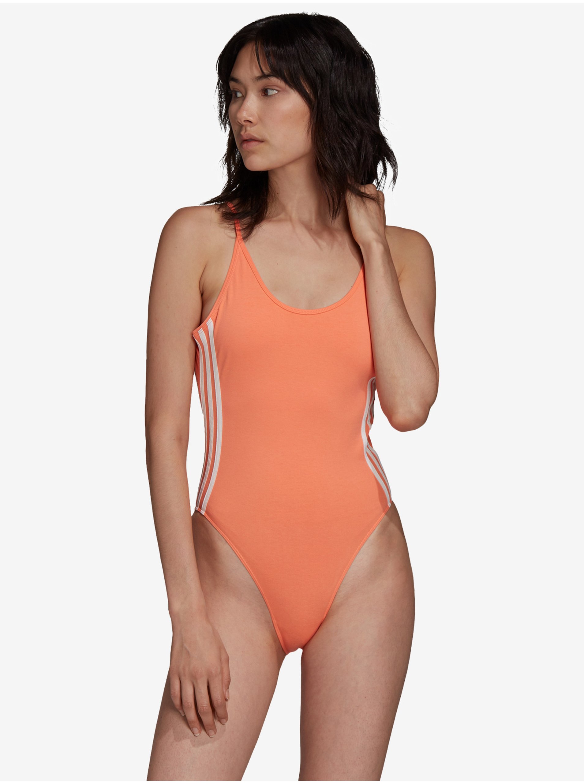 E-shop Body pre ženy adidas Originals - oranžová
