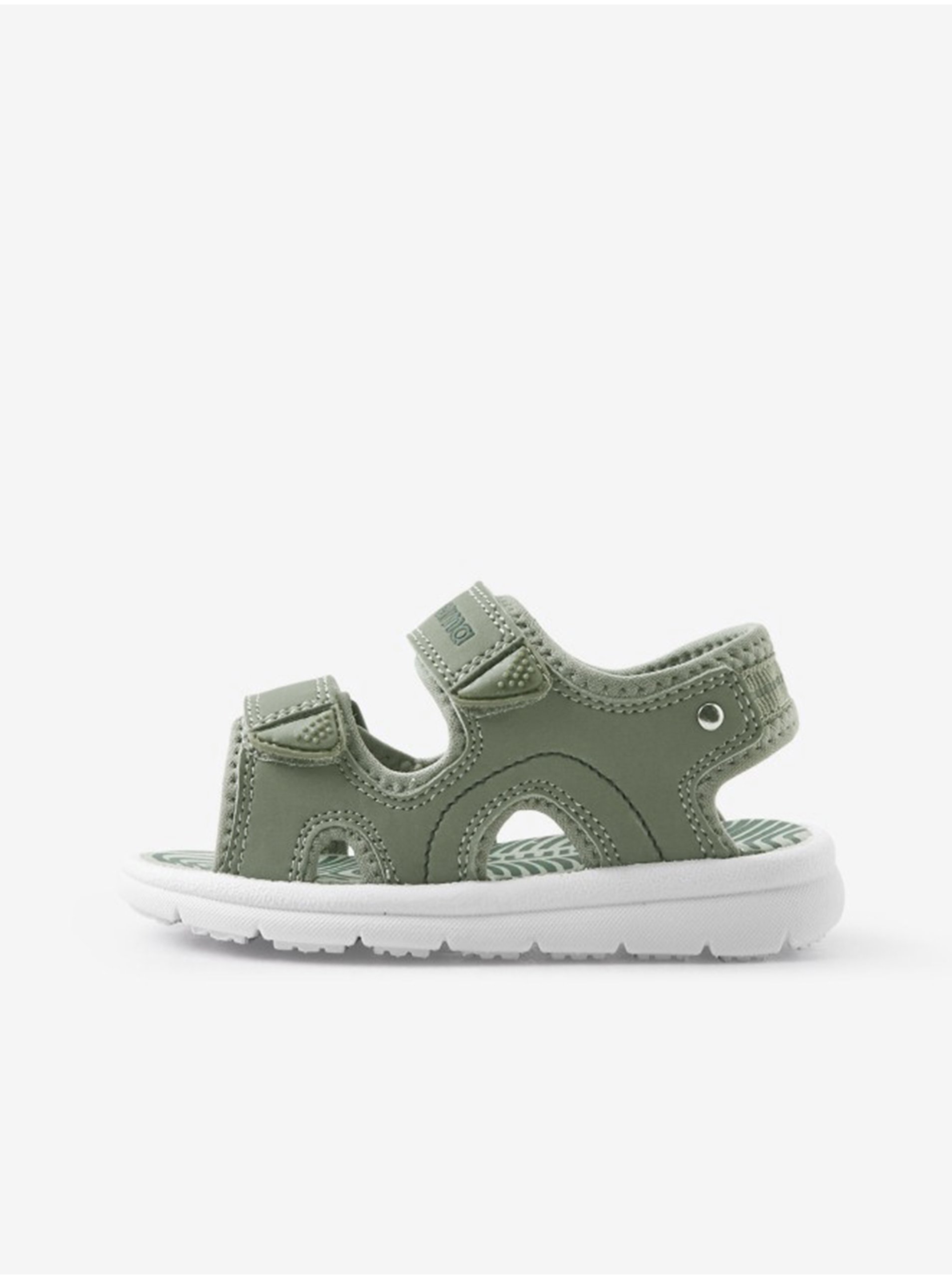 Levně Zelené dětské zelené sandály Reima