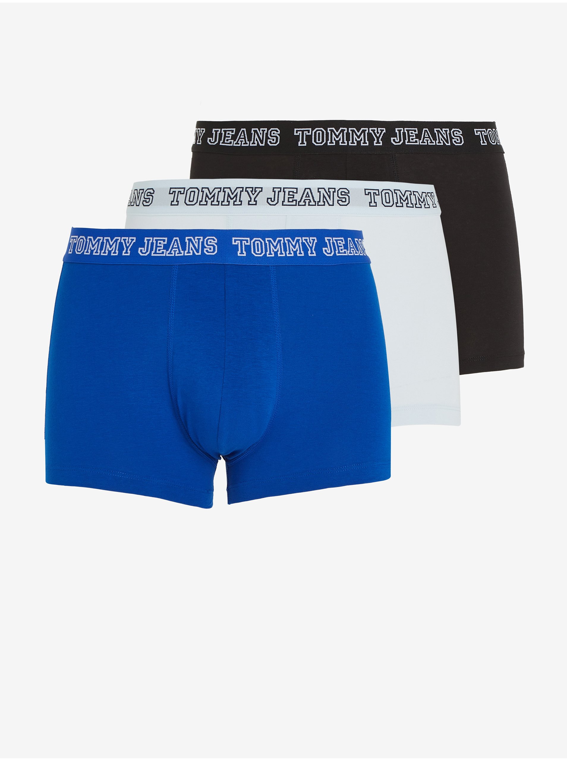 E-shop Sada tří pánských boxerek v černé, tmavě modré a světle modré barvě Tommy Hilfiger Underwear