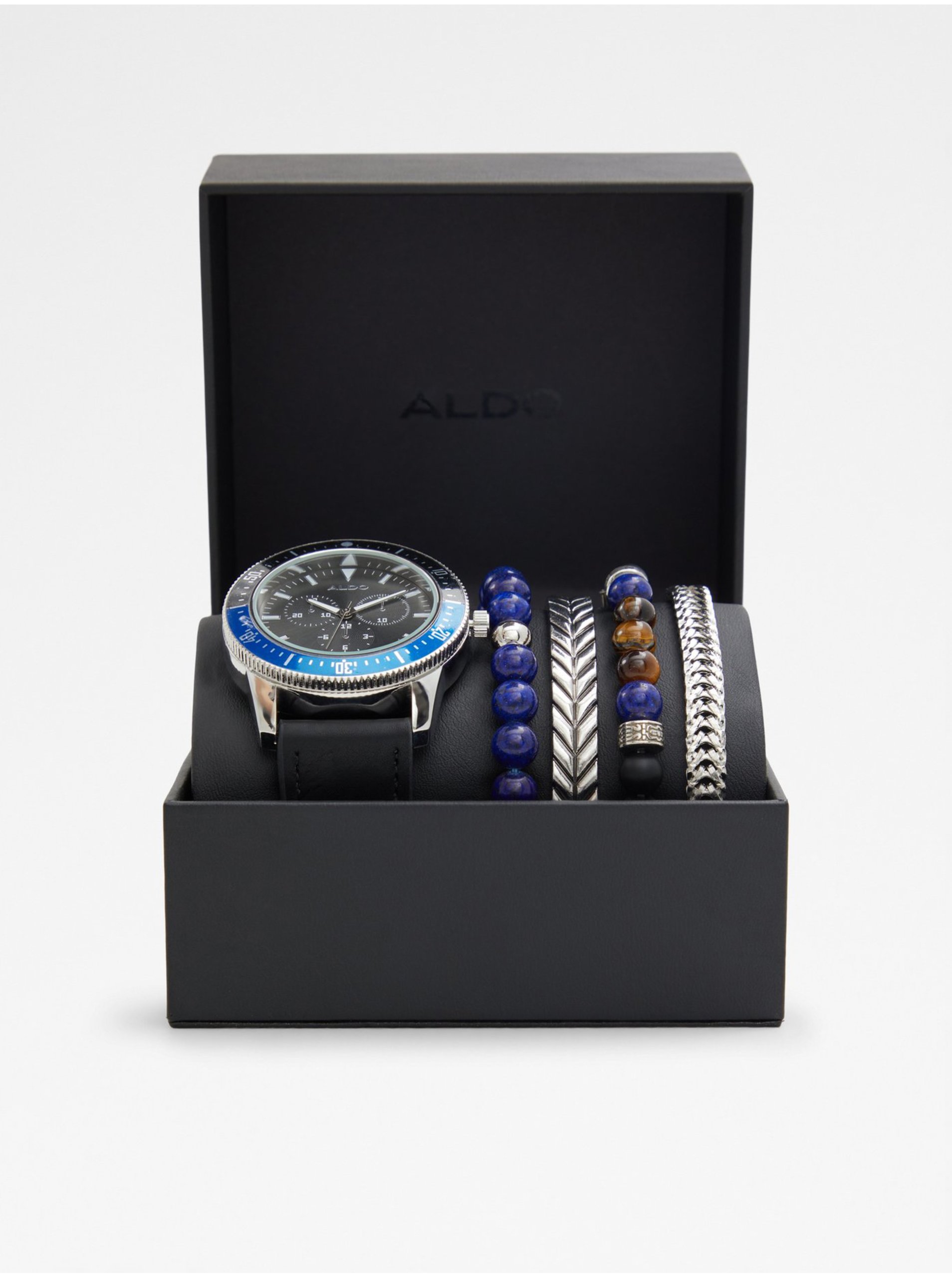 Levně Tmavě modré pánské hodinky a náramky ALDO Dalew