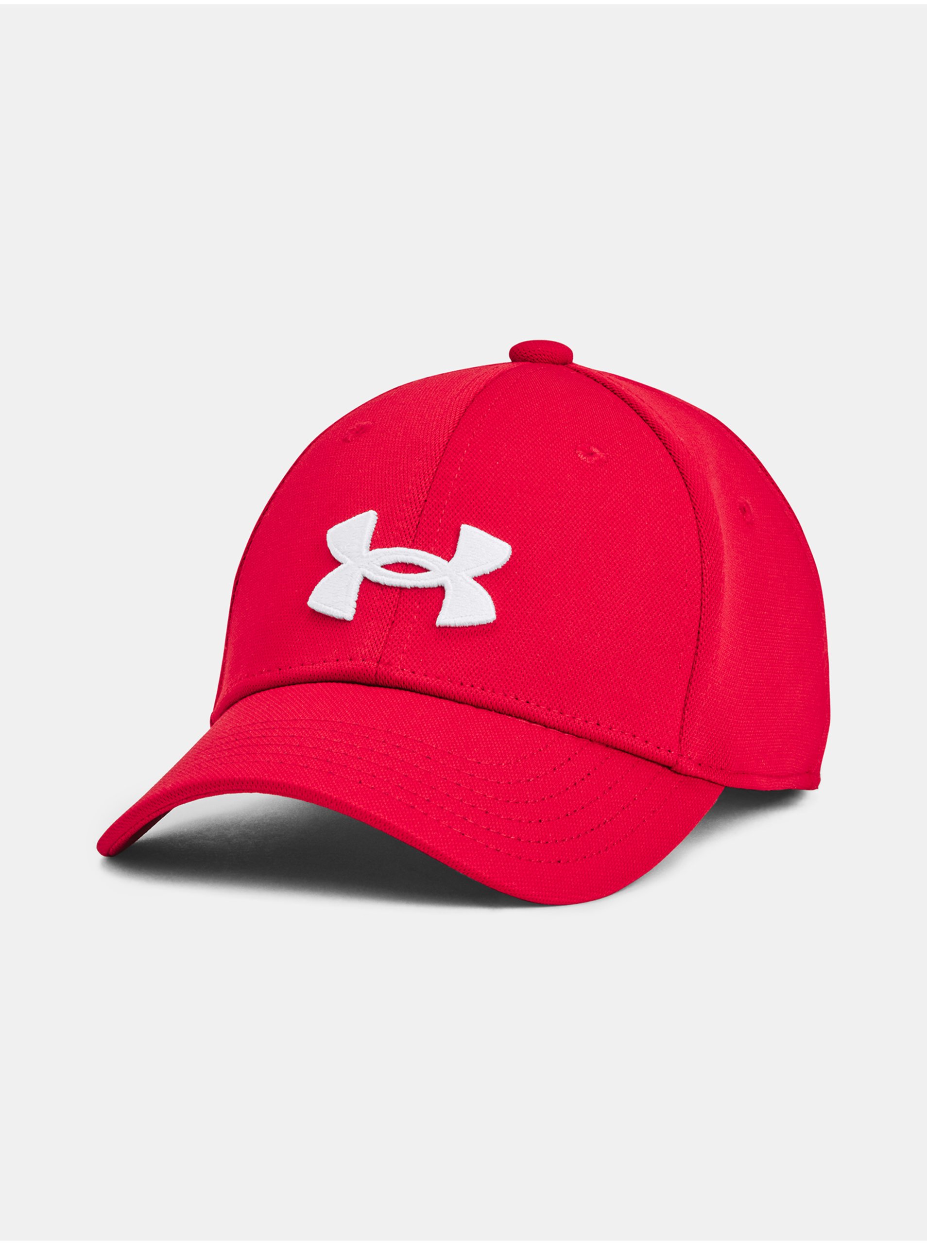 Levně Červená kšiltovka Under Armour Boy's UA Blitzing