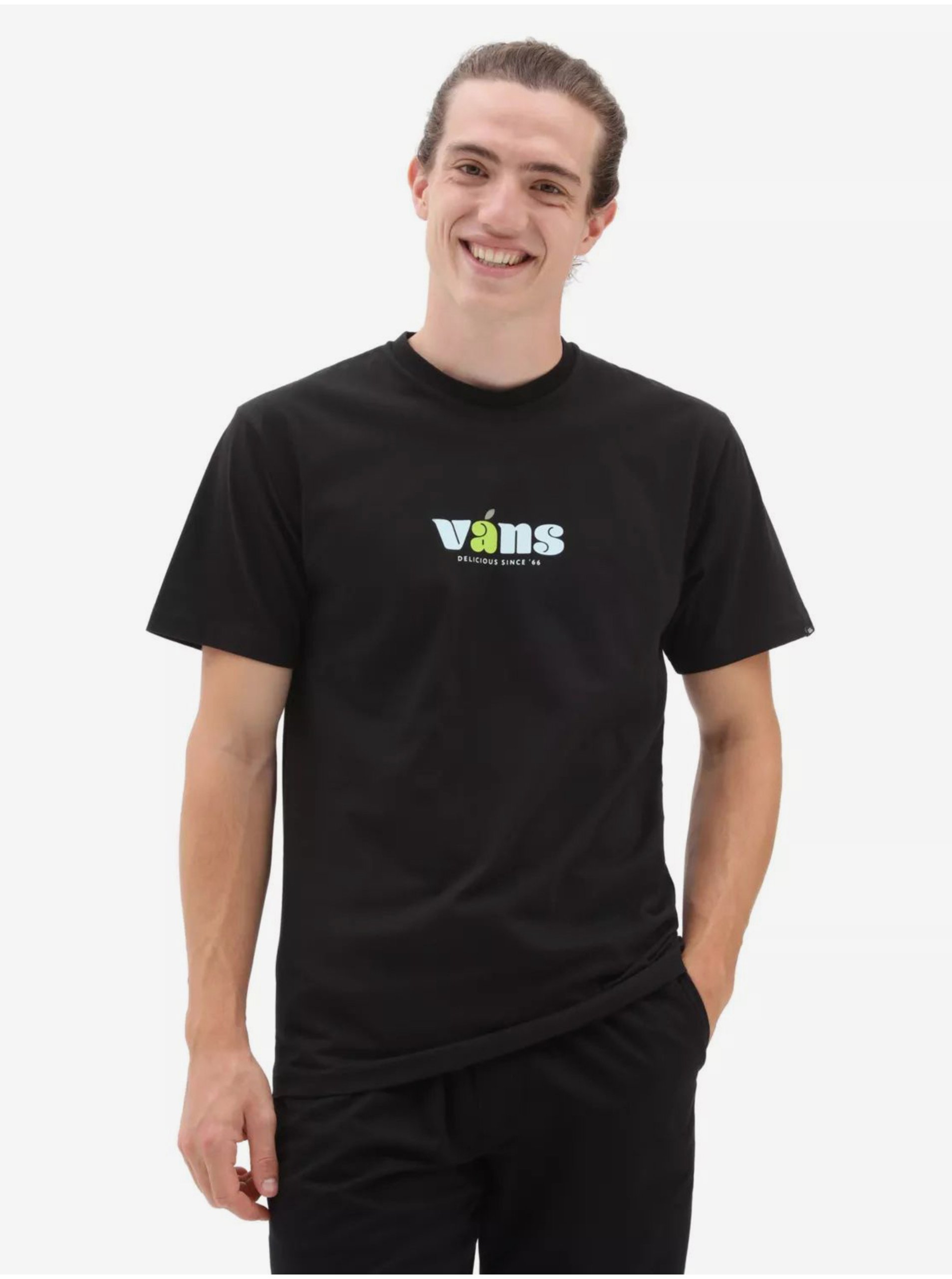 E-shop Černé pánské tričko VANS Decilious Vans SS Tee