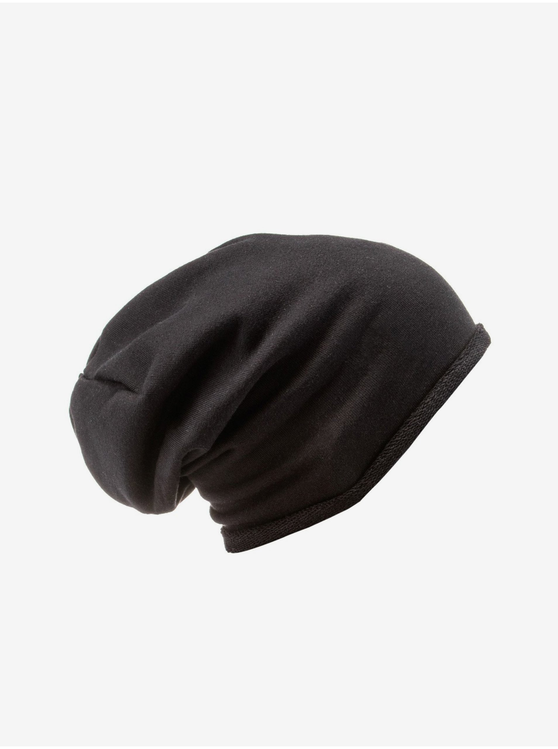 Levně Černá pánská čepice Ombre Clothing H026