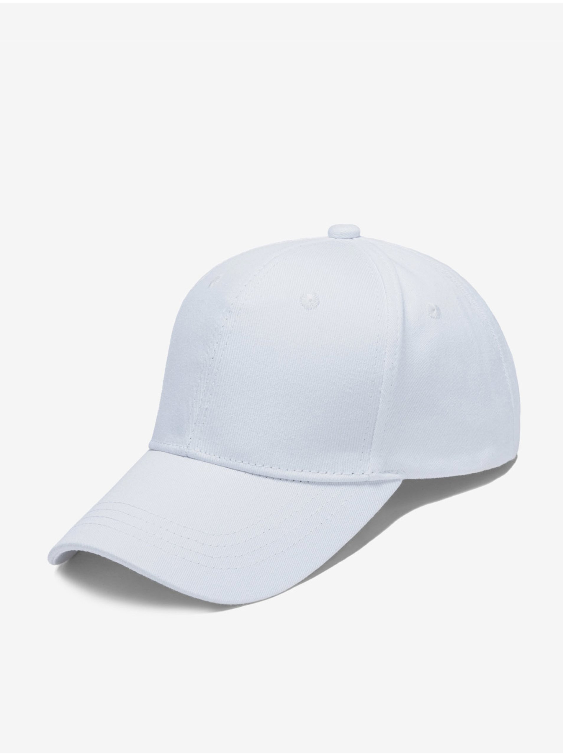 Levně Bílá pánská kšiltovka Ombre Clothing