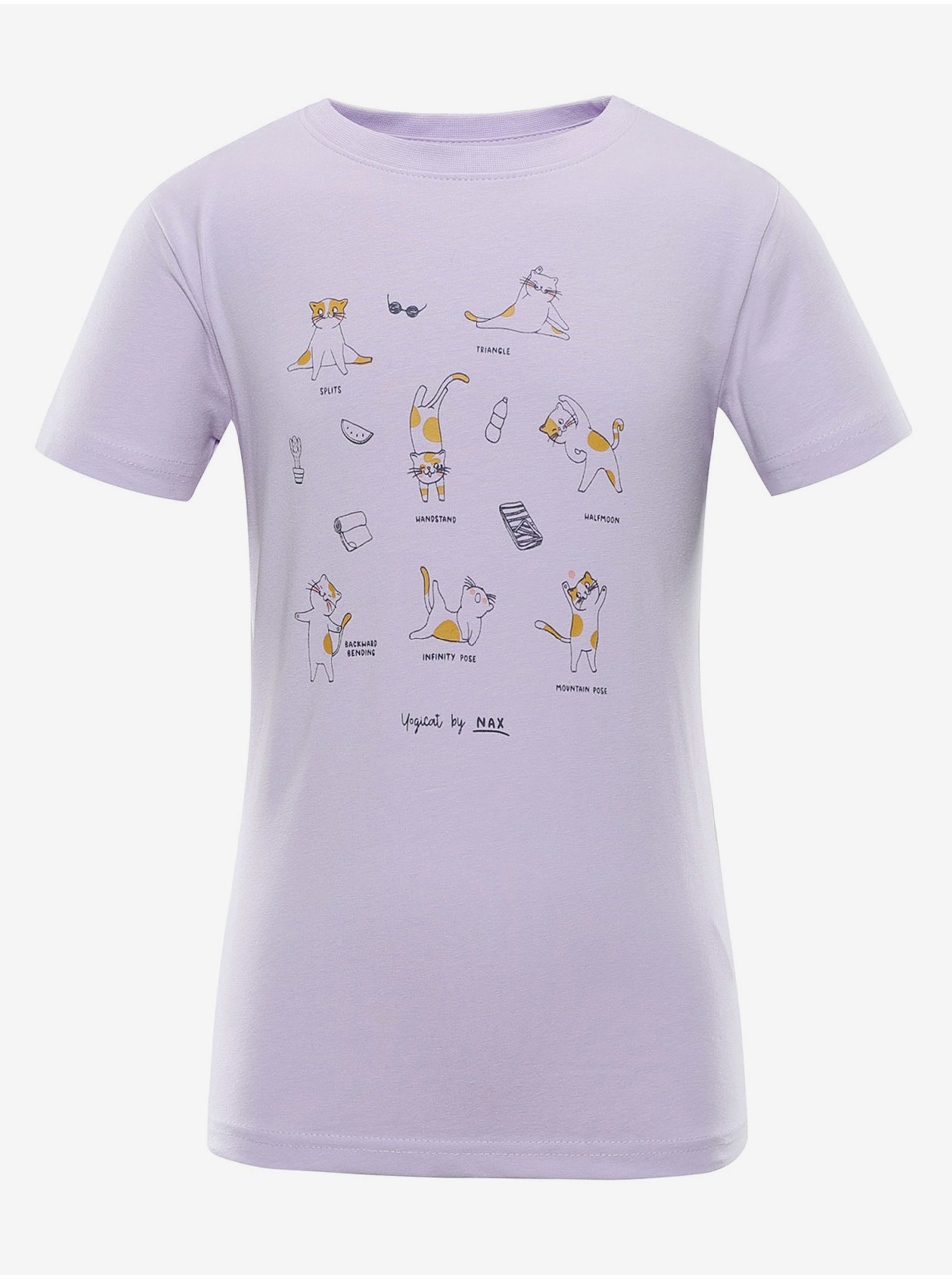 E-shop Dětské triko nax NAX POLEFO fialová