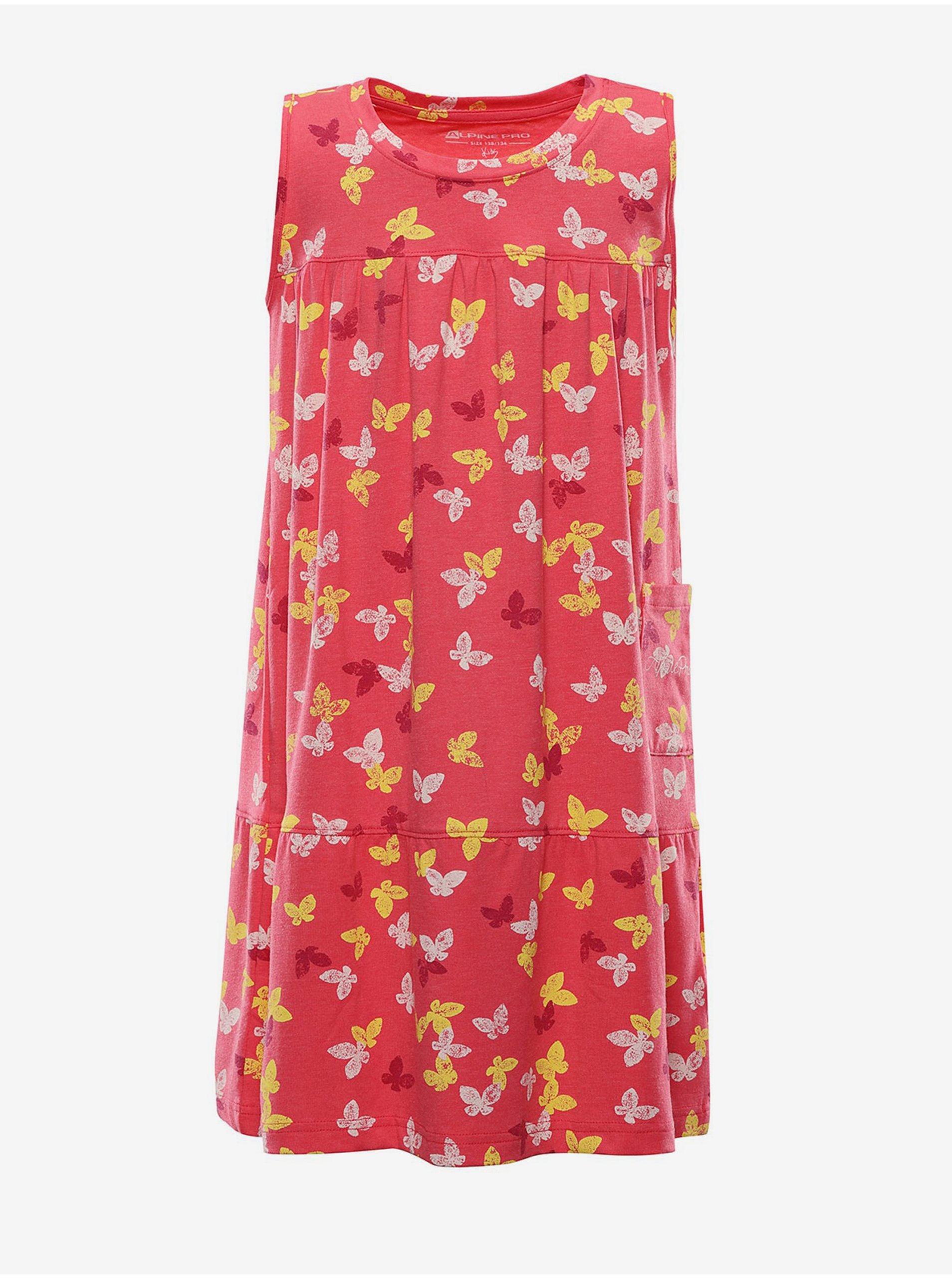 E-shop Dětské šaty ALPINE PRO DARESO růžová