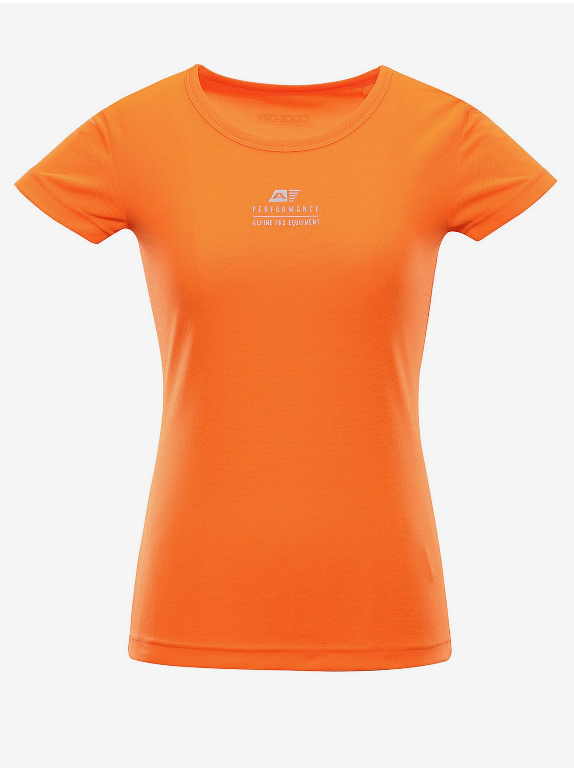 E-shop Dámské rychleschnoucí triko ALPINE PRO BASIKA oranžová