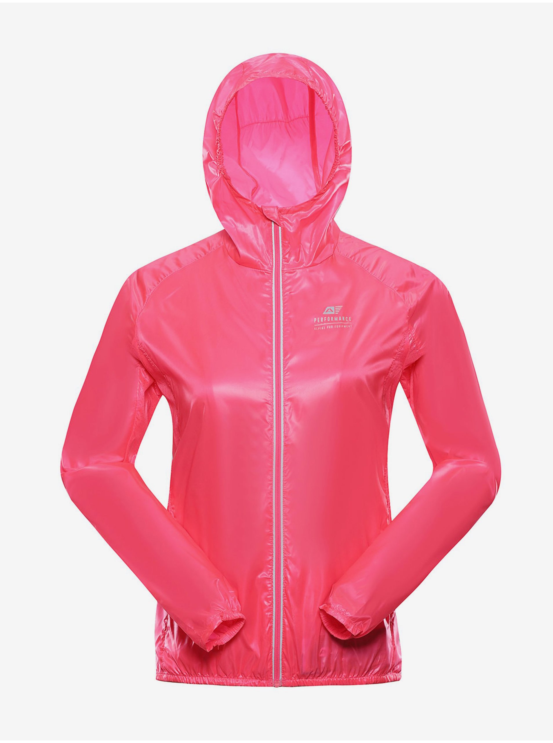 E-shop Dámská ultralehká bunda s impregnací ALPINE PRO BIKA růžová