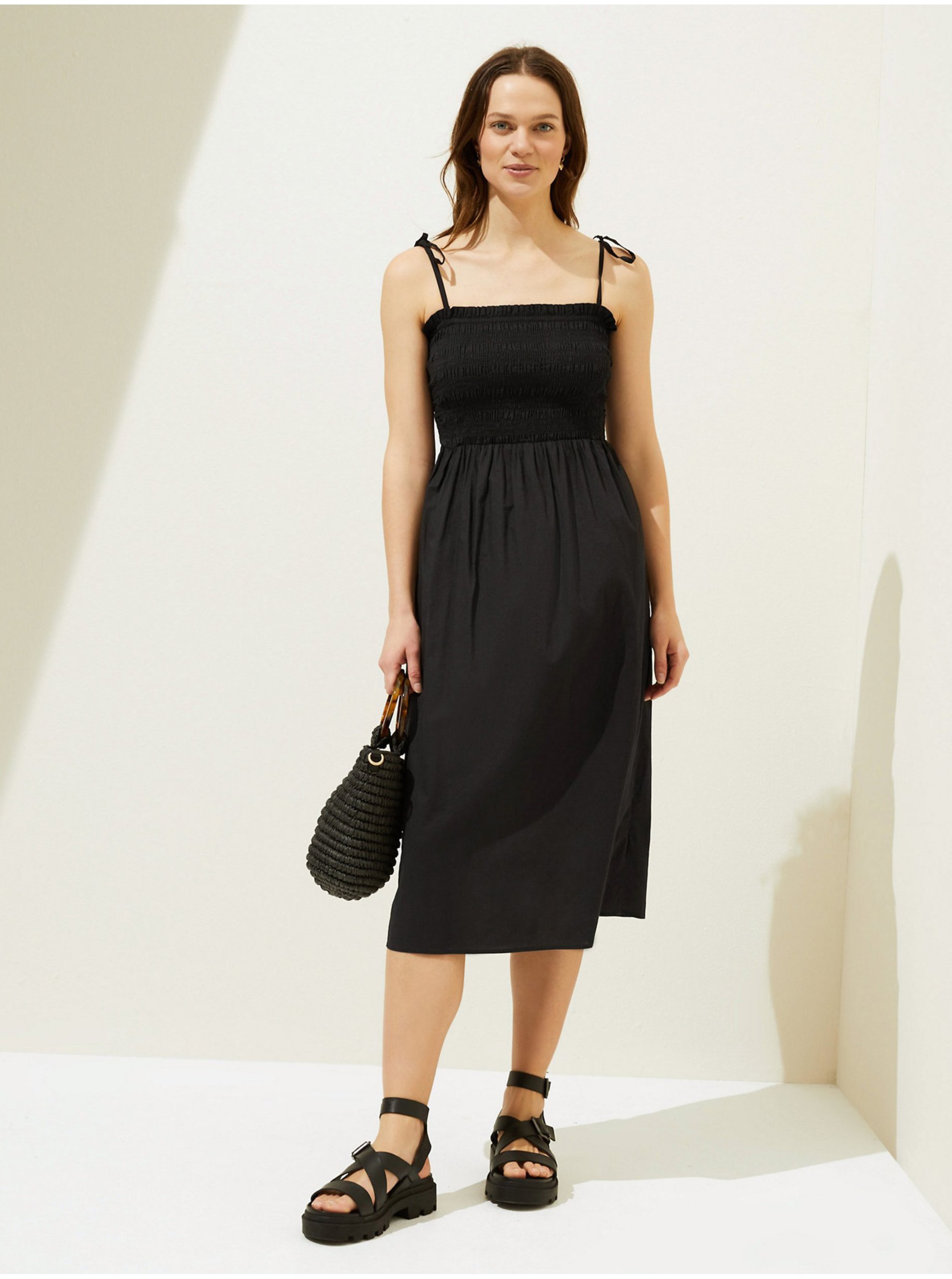 Lacno Šaty pre ženy Marks & Spencer - čierna