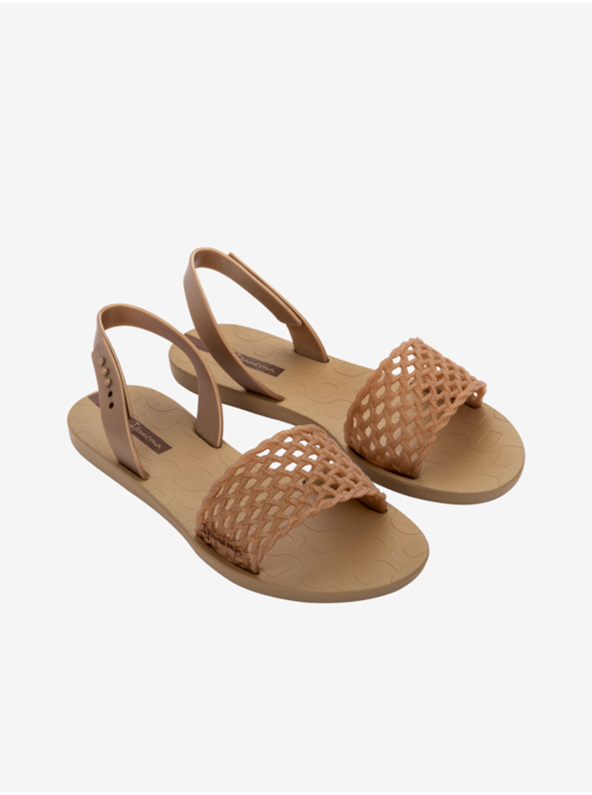 Levně Hnědé dámské sandály Ipanema