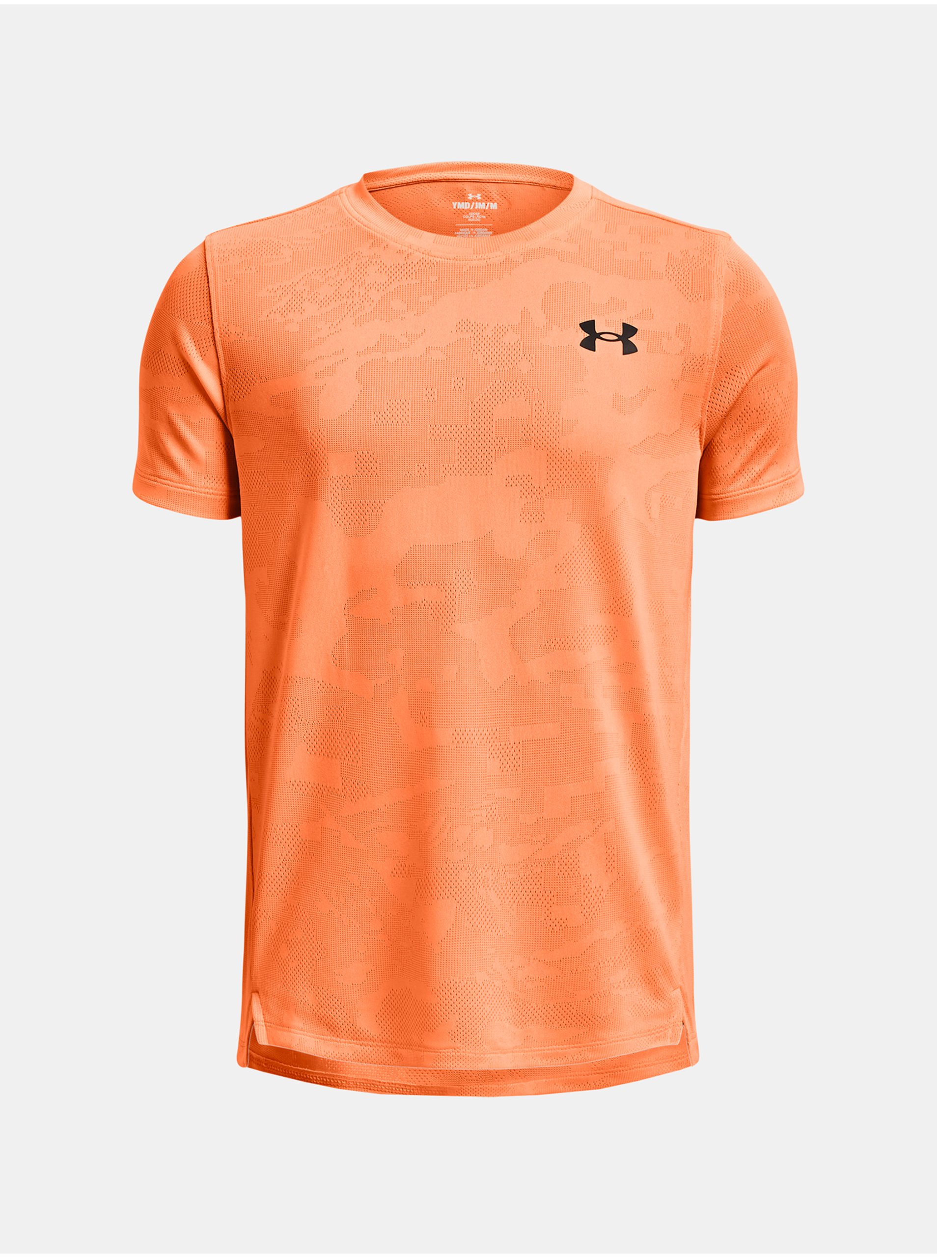 Lacno Oranžové chlapčenské tričko Under Armour UA Tech Vent Jacquard SS