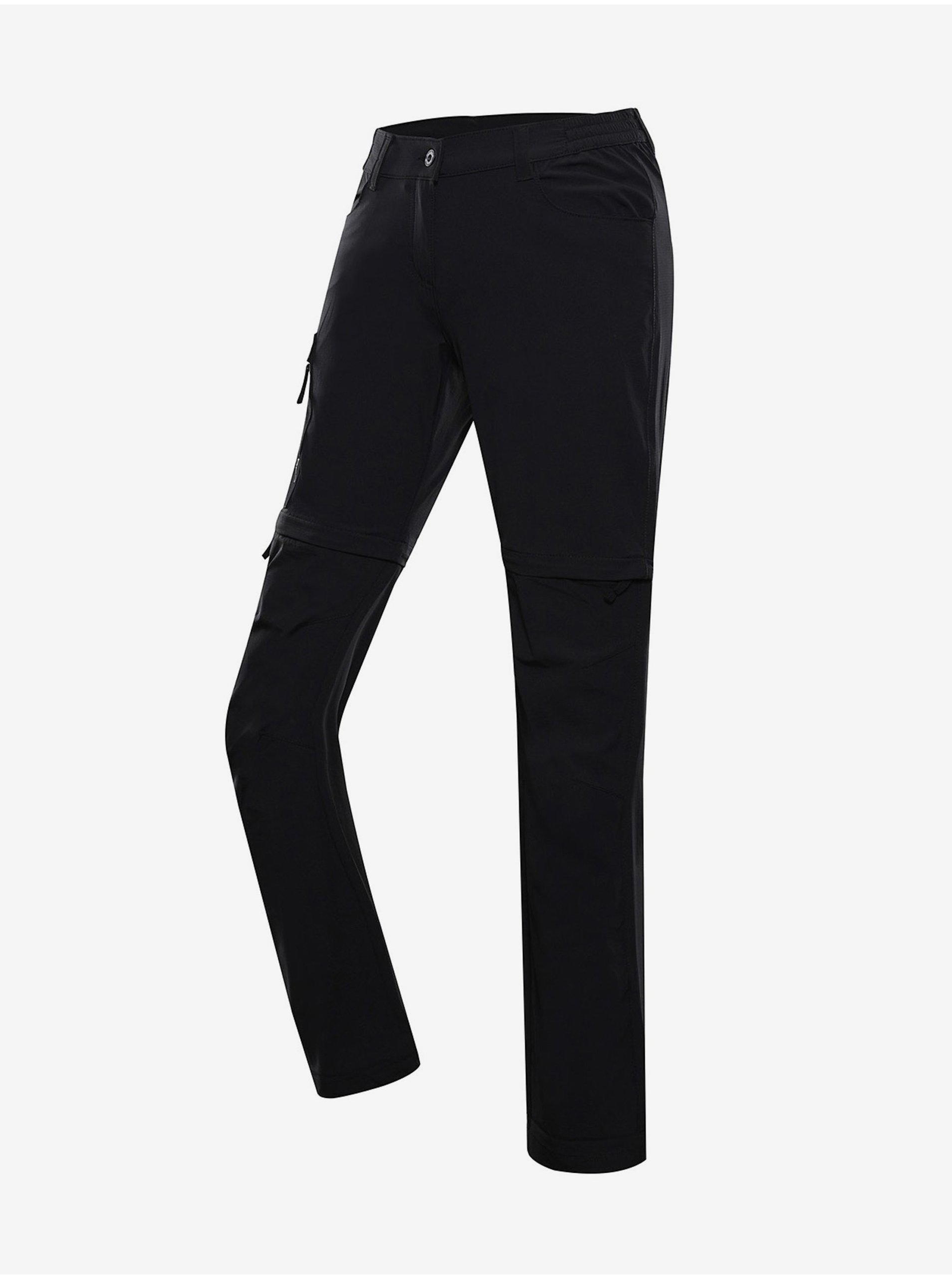 Levně Dámské outdoorové kalhoty s odepínacími nohavicemi ALPINE PRO NESCA černá