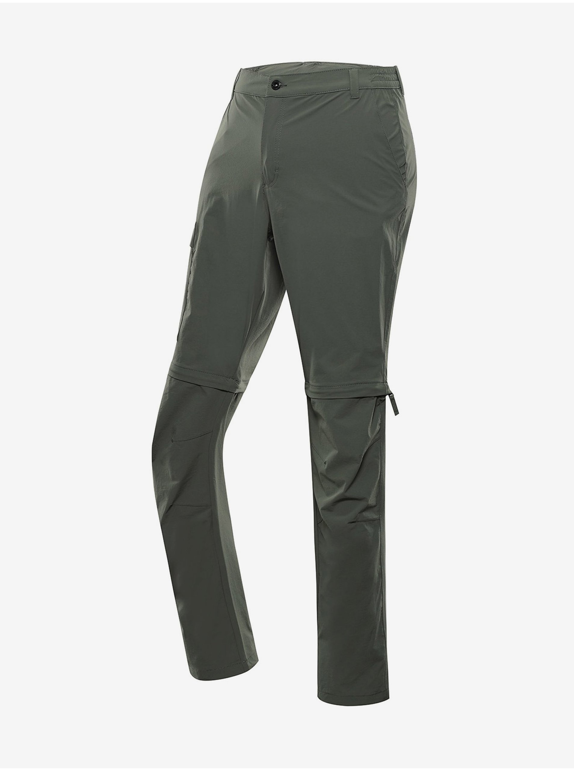 E-shop Pánské kalhoty s impregnací ALPINE PRO NESC zelená