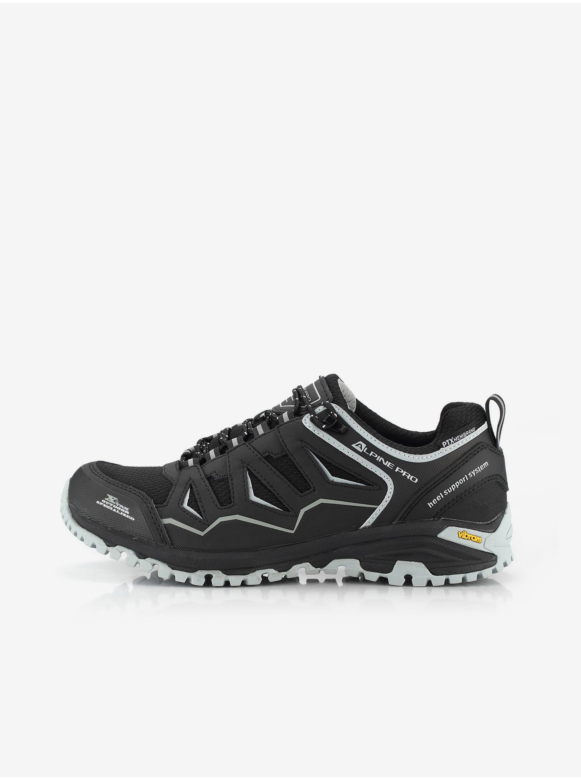 E-shop Outdoorová obuv s membránou ptx ALPINE PRO GONAWE černá