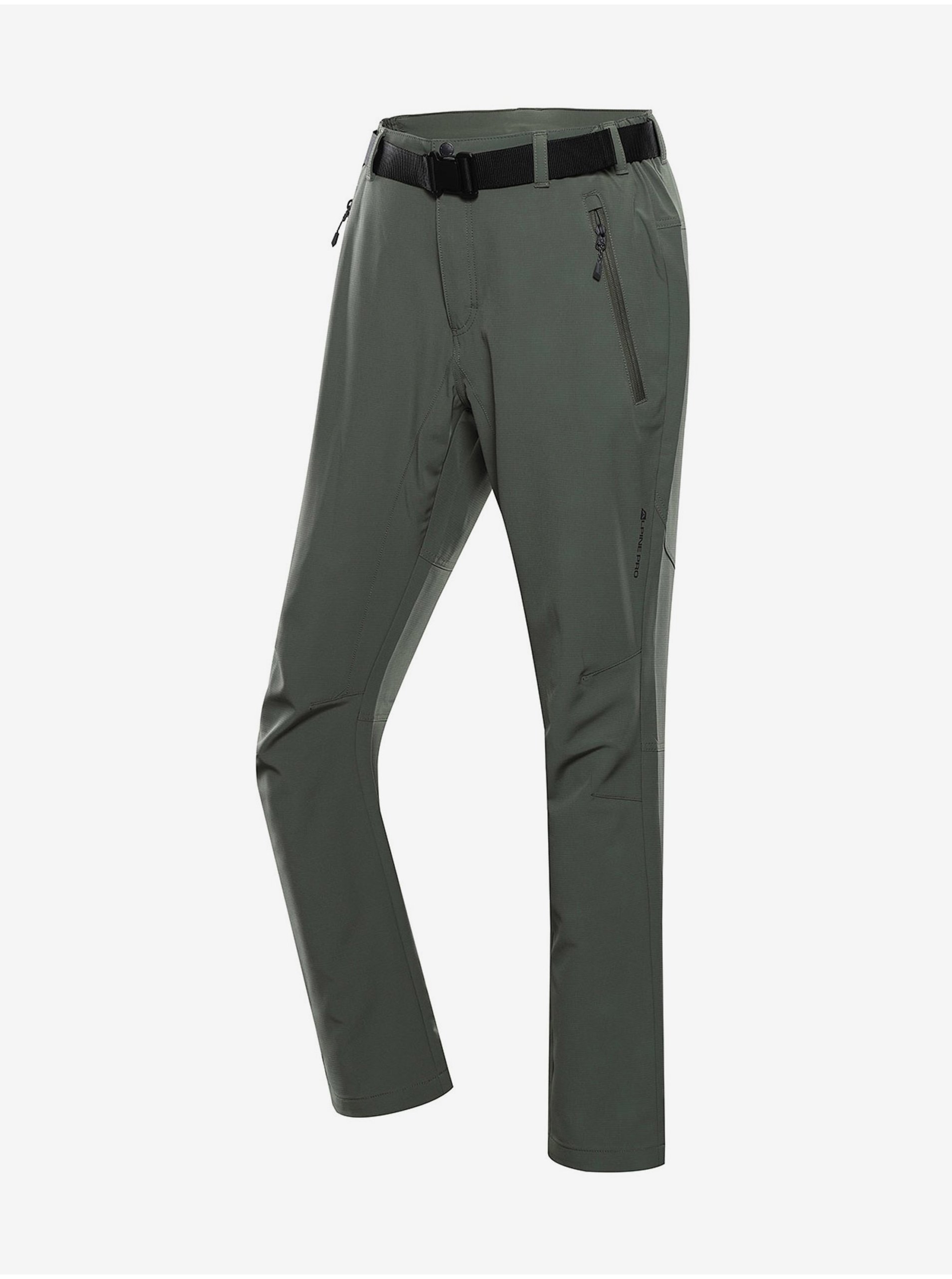 E-shop Pánské softshellové kalhoty ALPINE PRO NUTT zelená