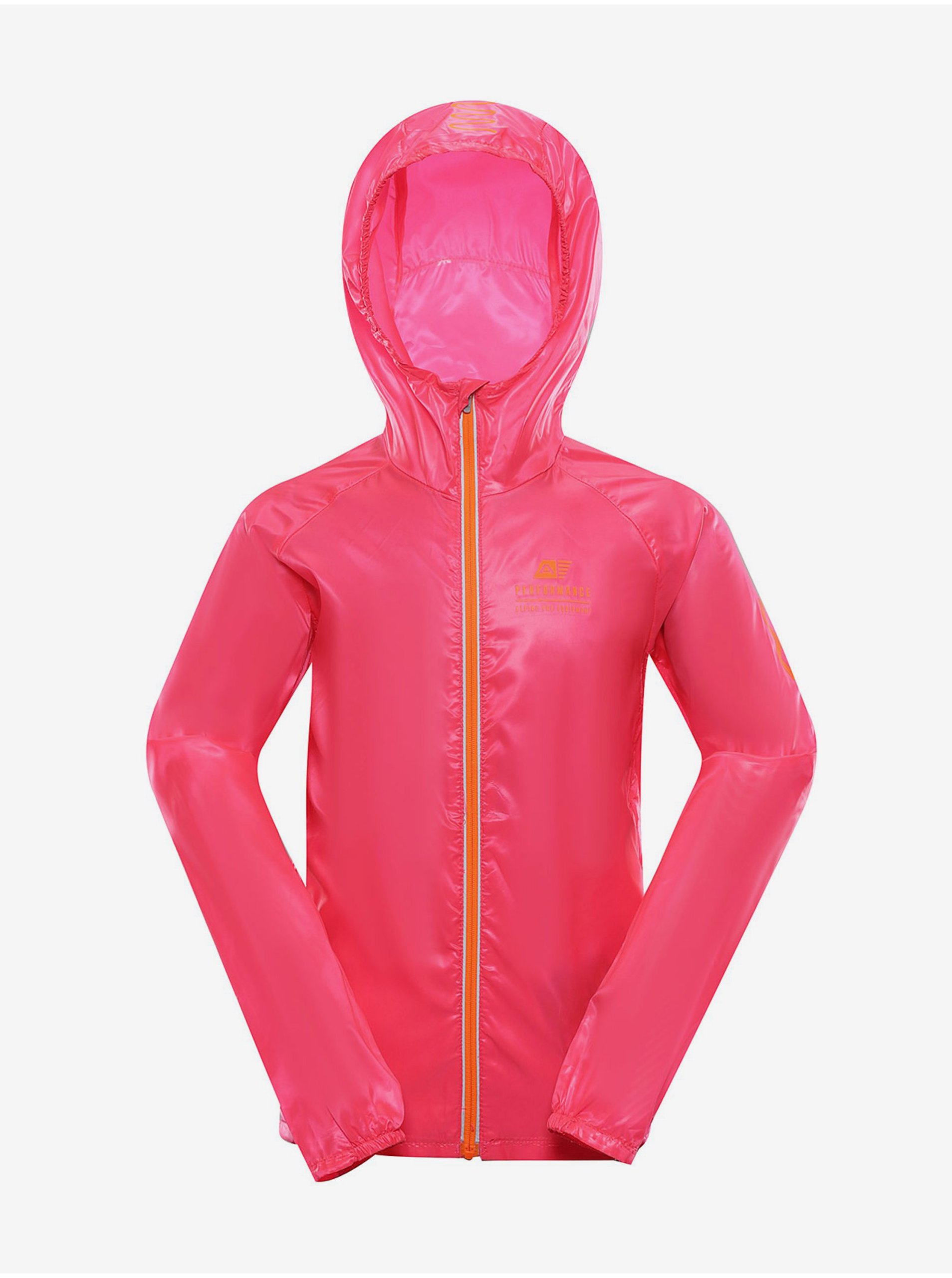 Levně Dětská ultralehká bunda s impregnací ALPINE PRO BIKO růžová