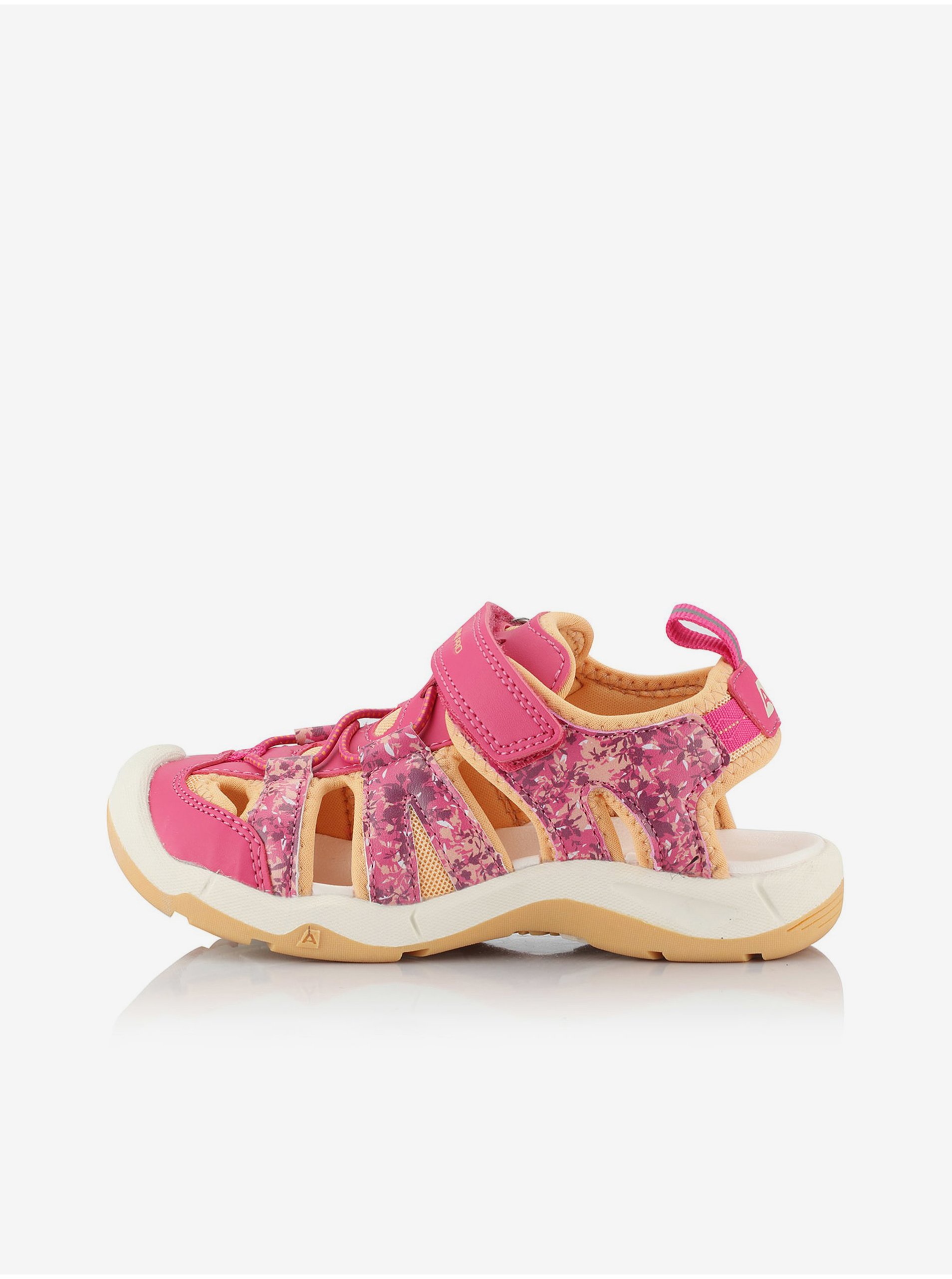 Levně Růžové holčičí outdoorové sandály ALPINE PRO Grobo