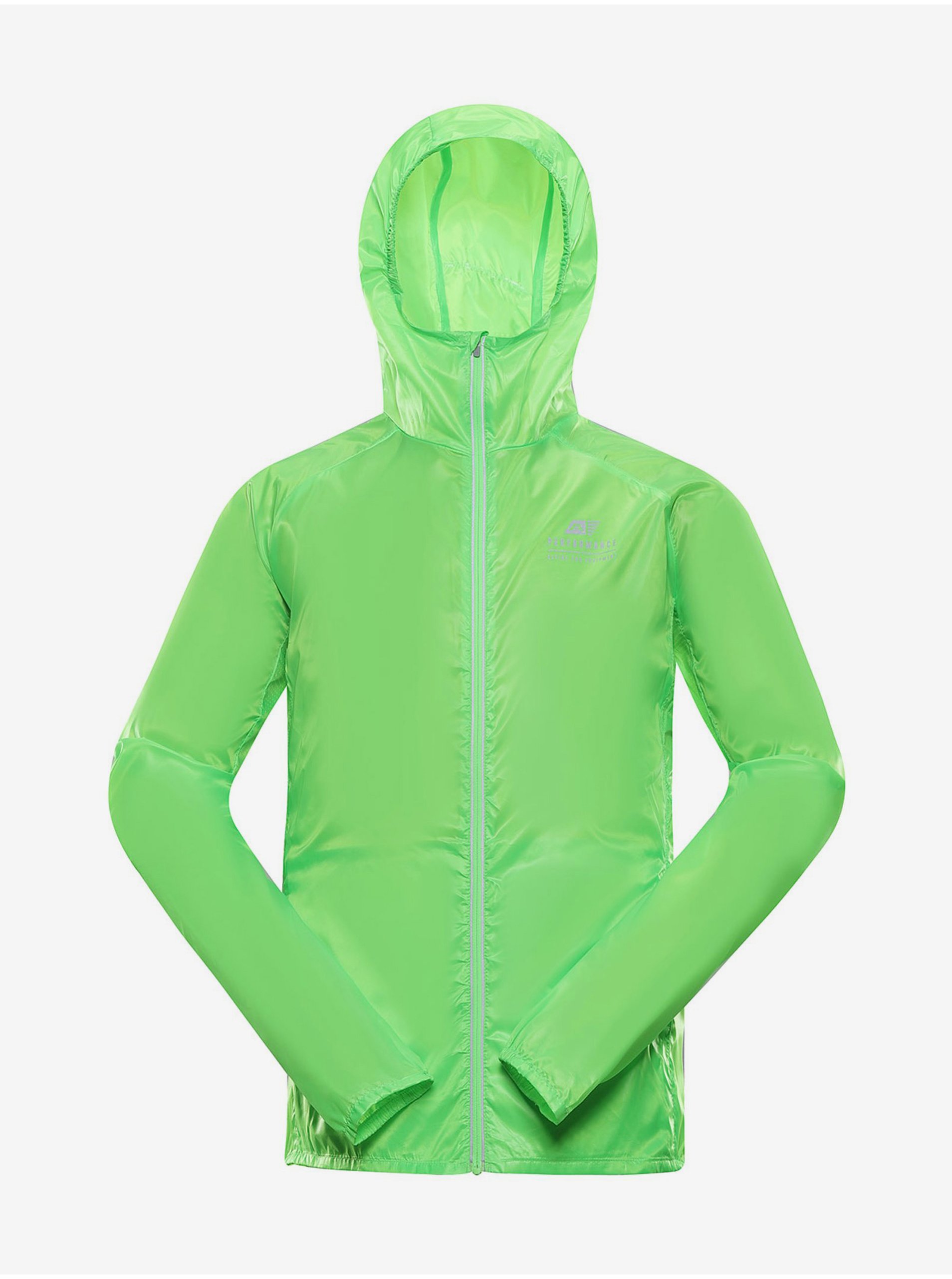 Levně Pánská ultralehká bunda s impregnací ALPINE PRO BIK zelená