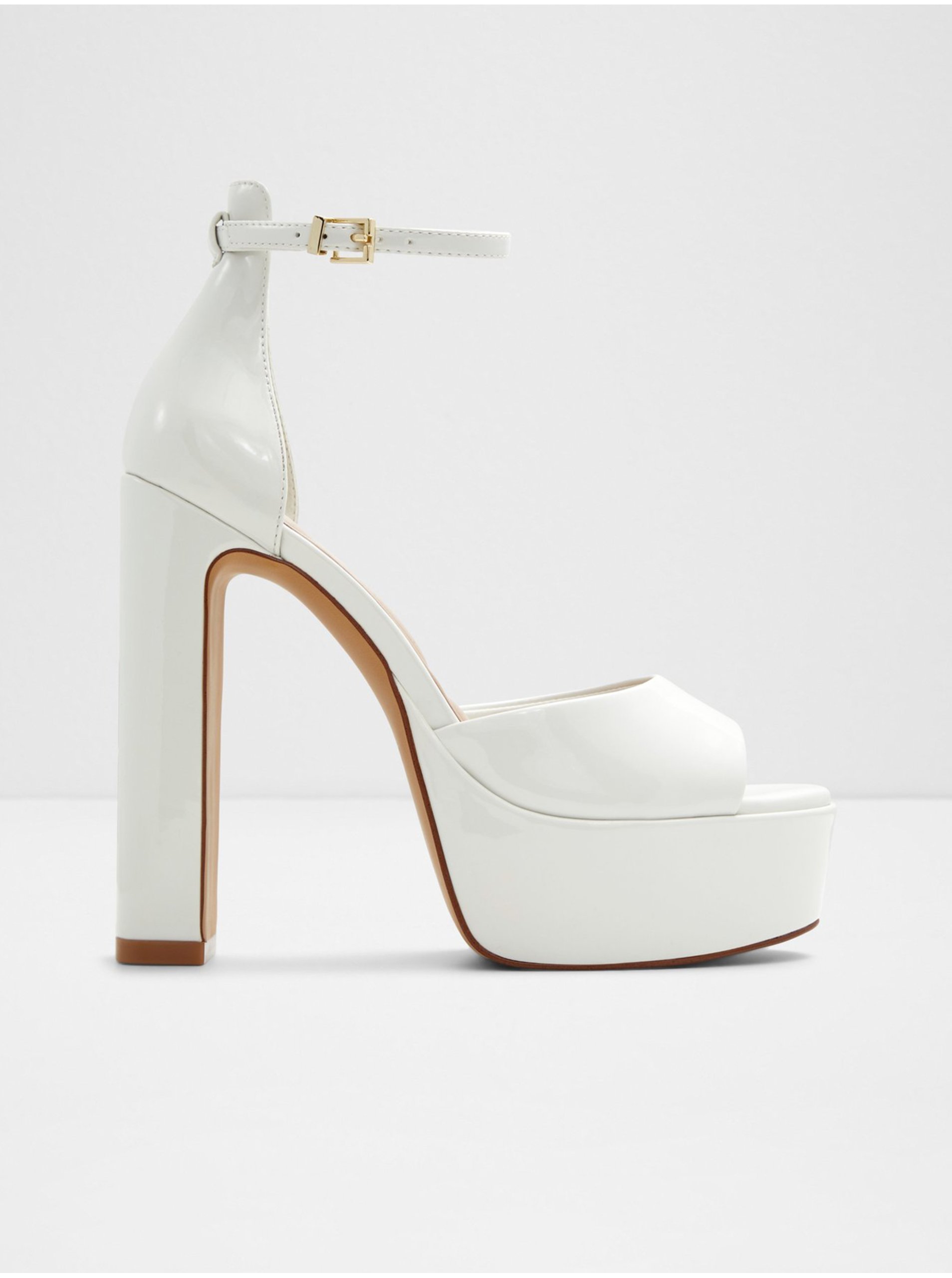 E-shop Bílé dámské sandály na vysokém podpatku ALDO Nisa