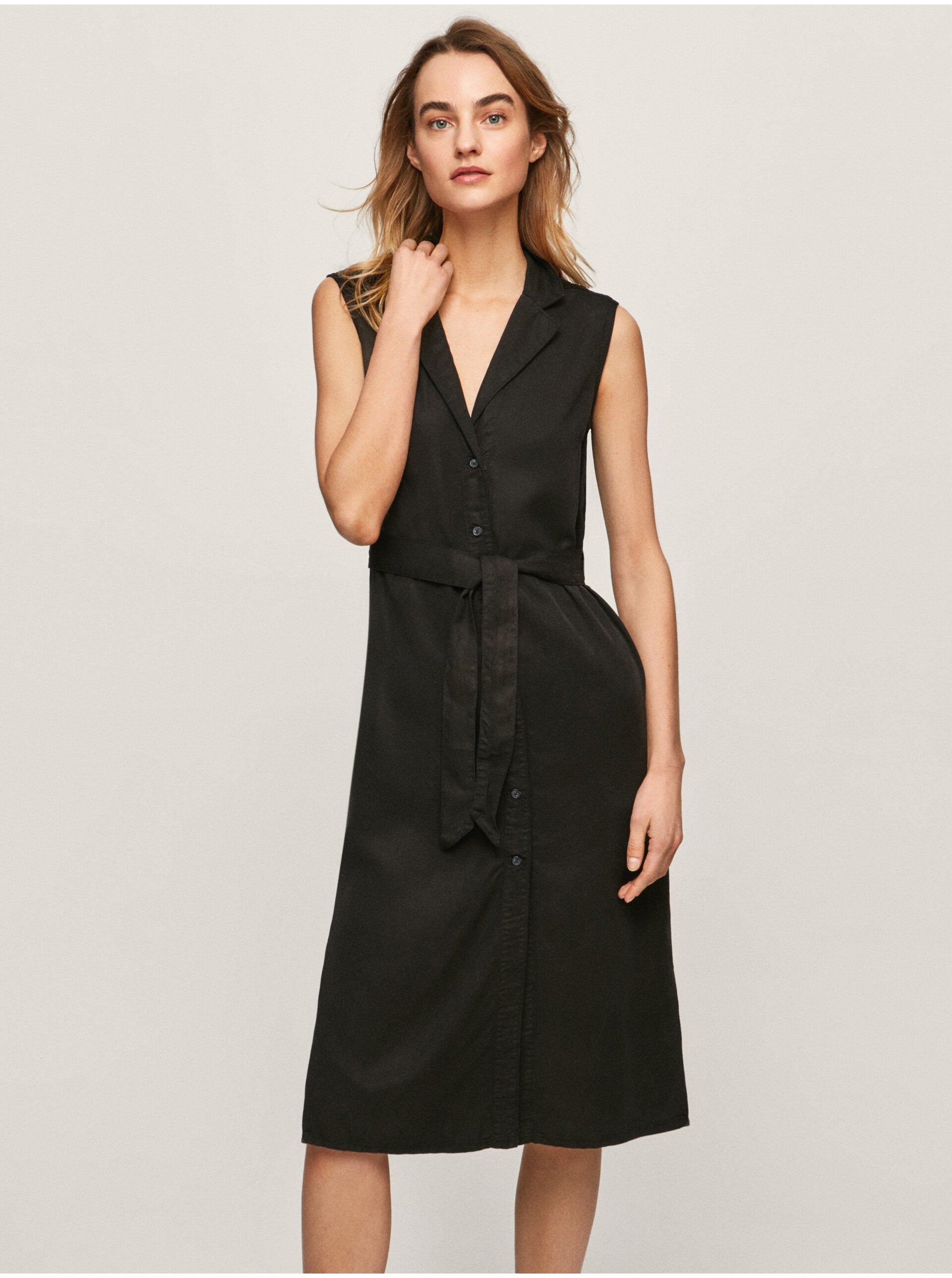 E-shop Košeľové šaty pre ženy Pepe Jeans - čierna