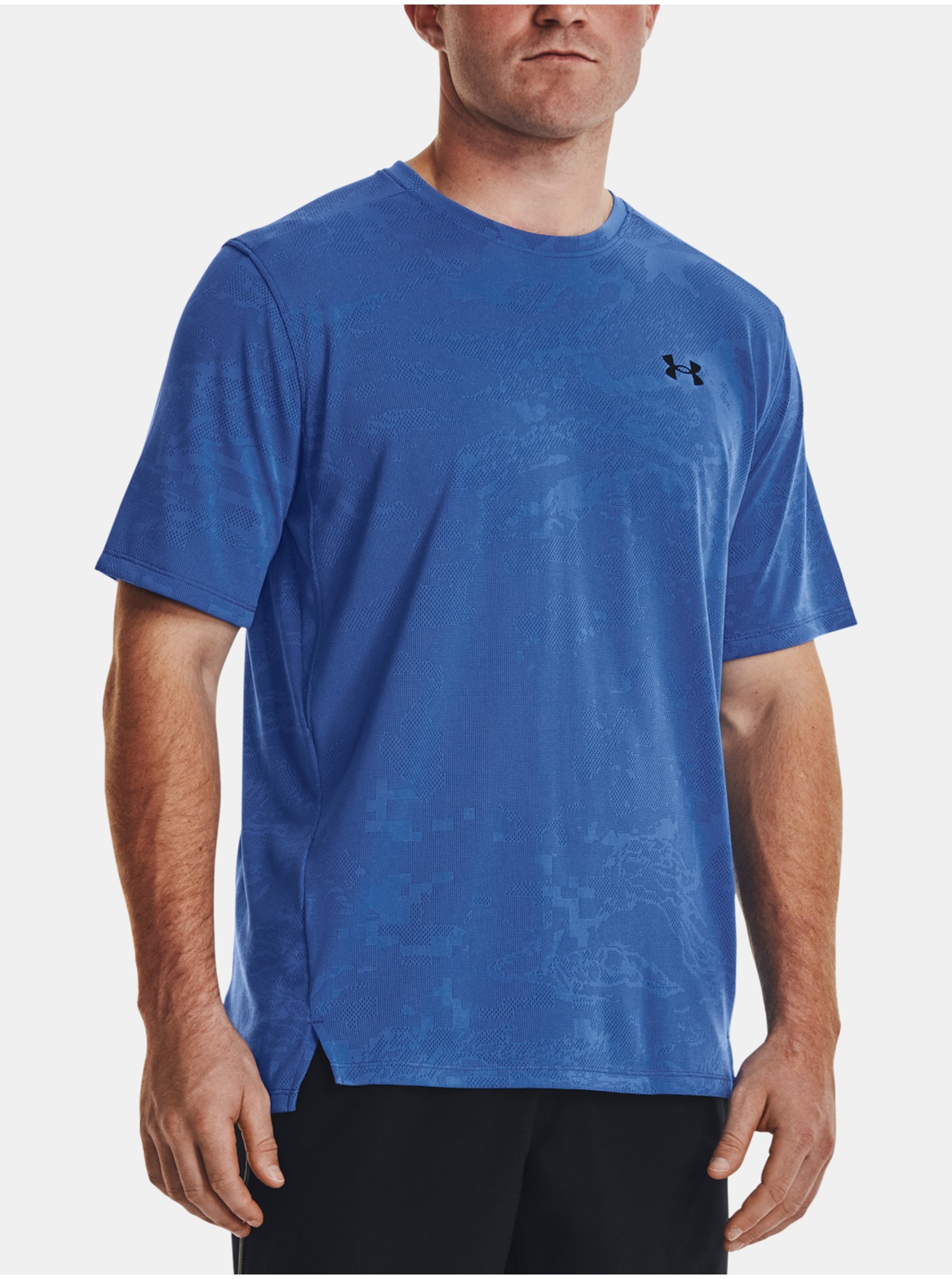 E-shop Modré pánské sportovní tričko Under Armour UA Tech Vent Jacquard SS