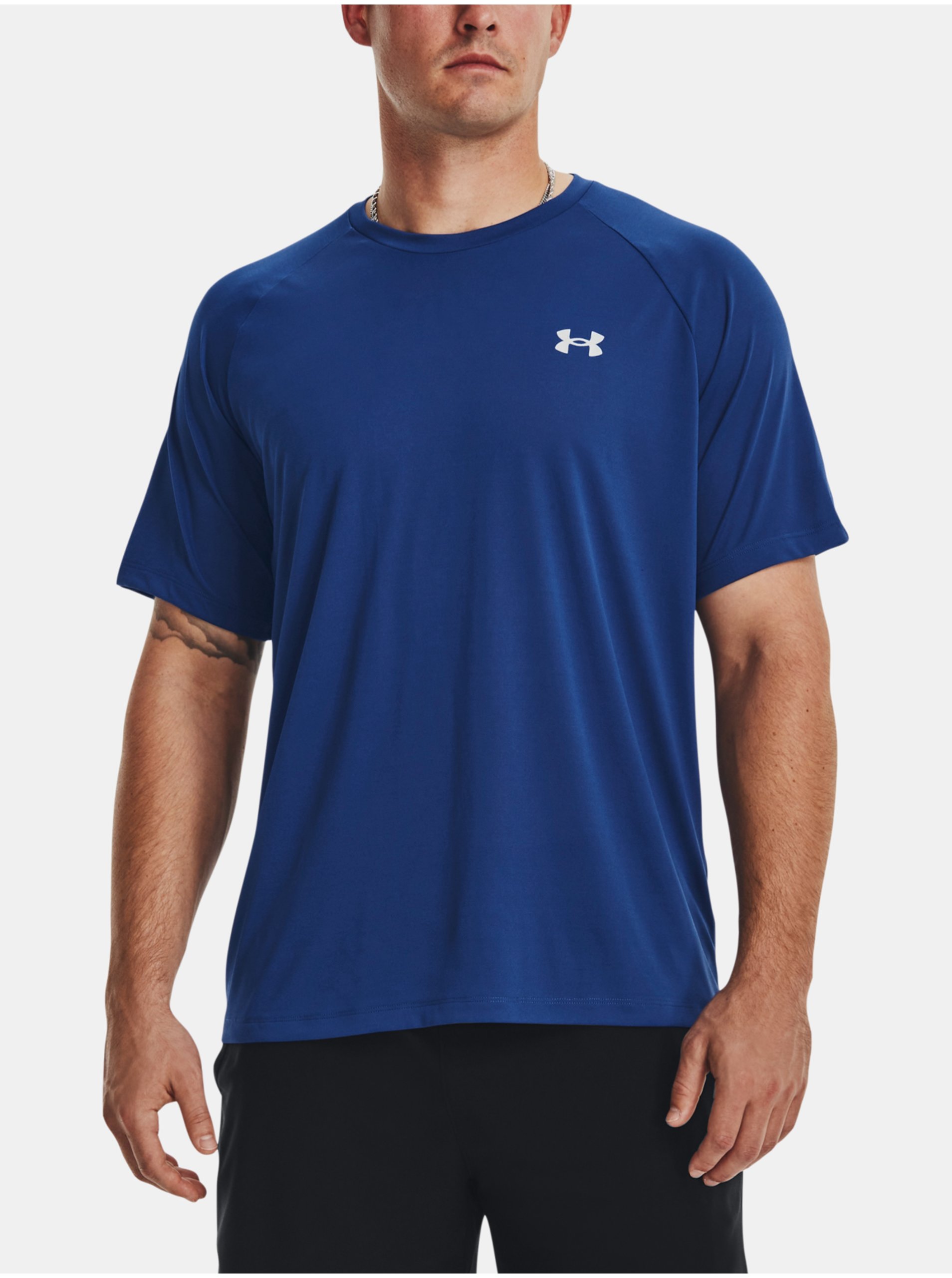 Levně Modré sportovní tričko Under Armour UA Tech Reflective SS