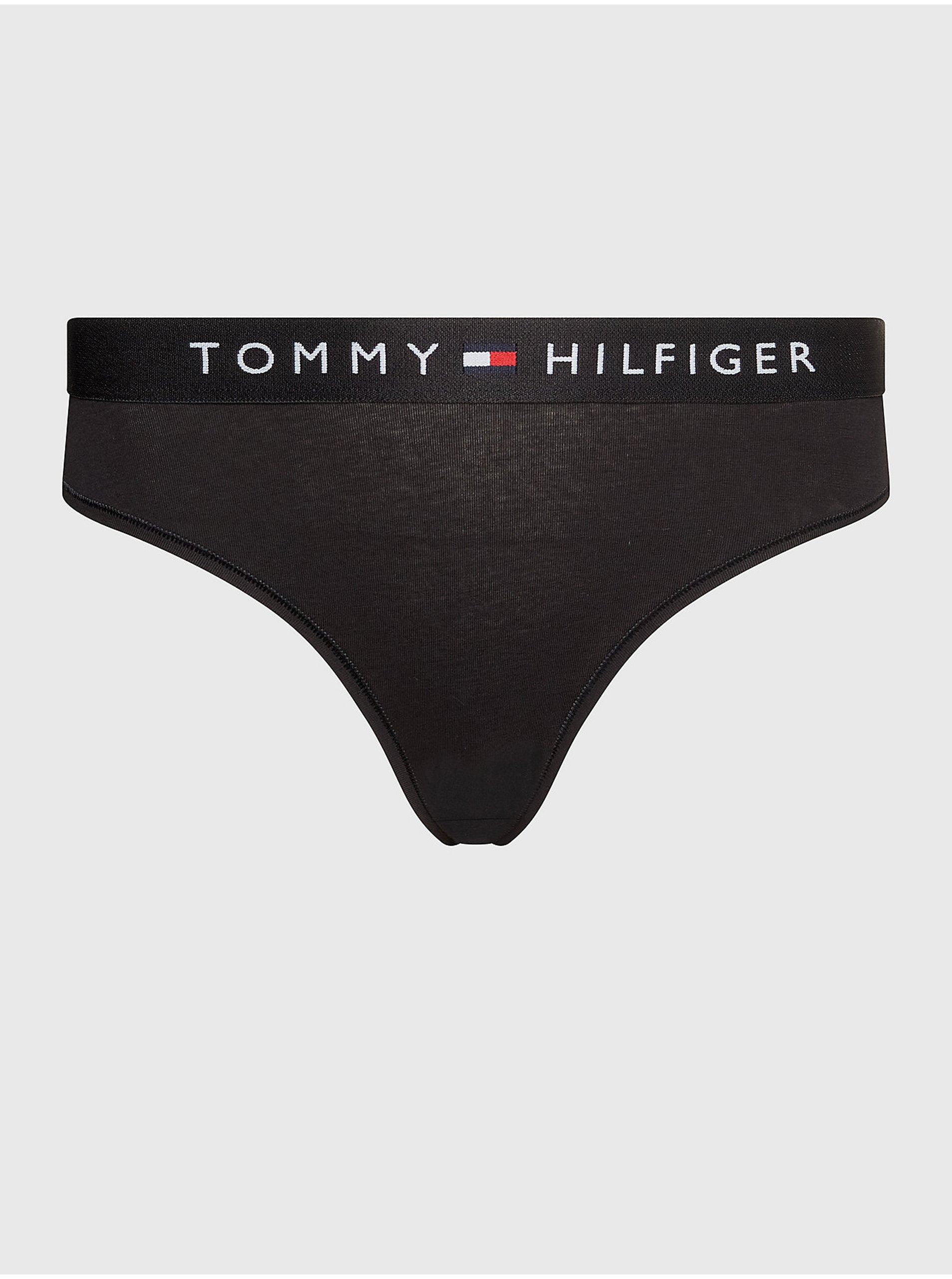 Lacno Čierne dámske nohavičky Tommy Hilfiger Underwear